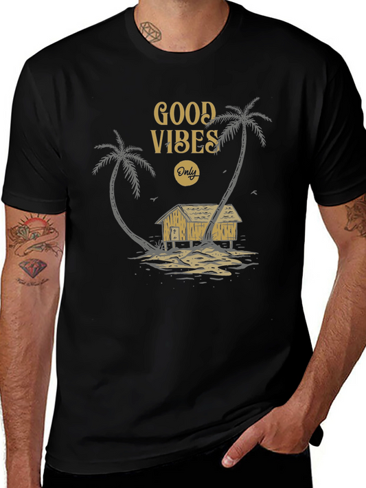 Good Vibes Only Palm Tree T-Shirt