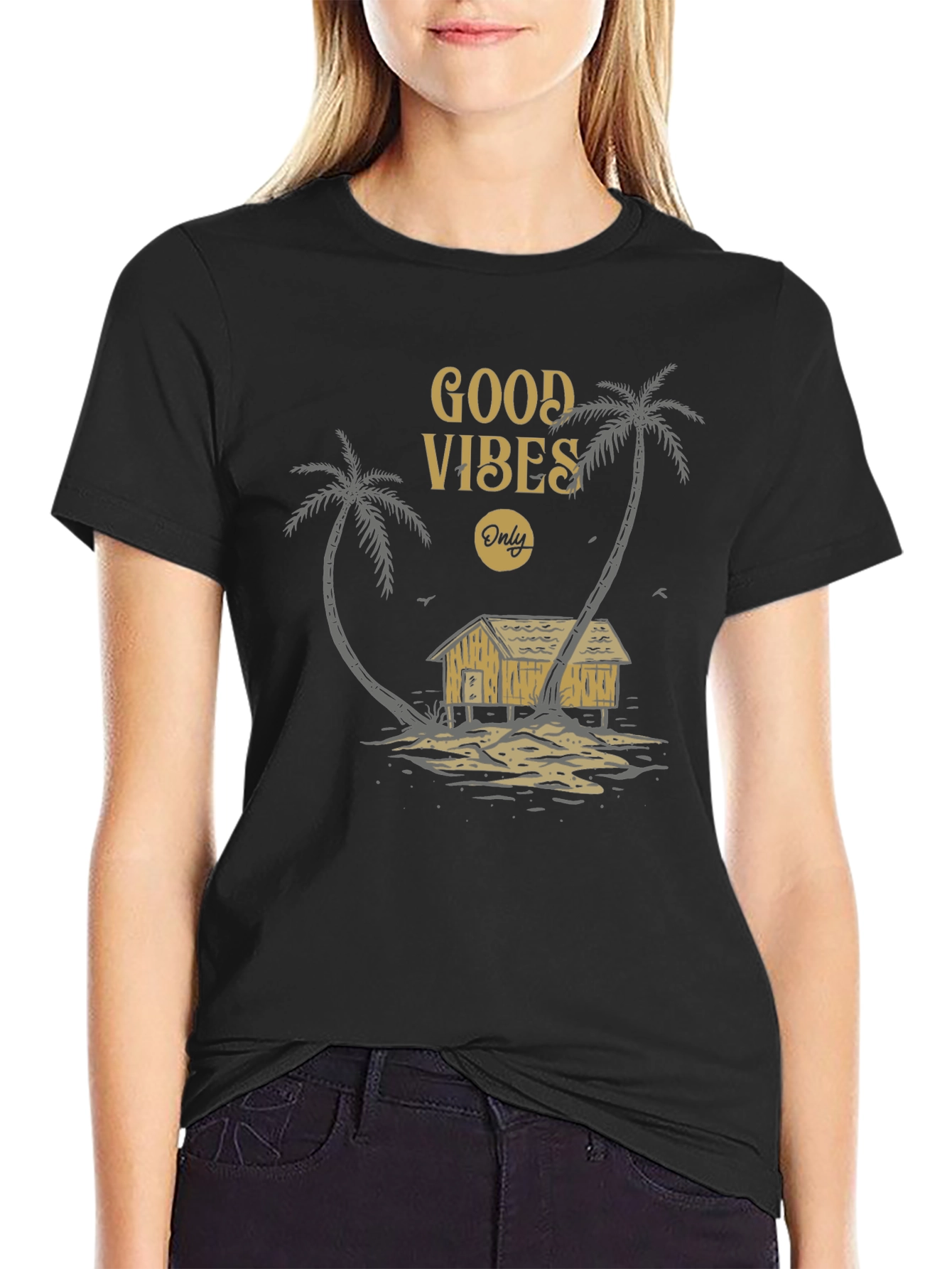 Good Vibes Only Palm Tree T-Shirt