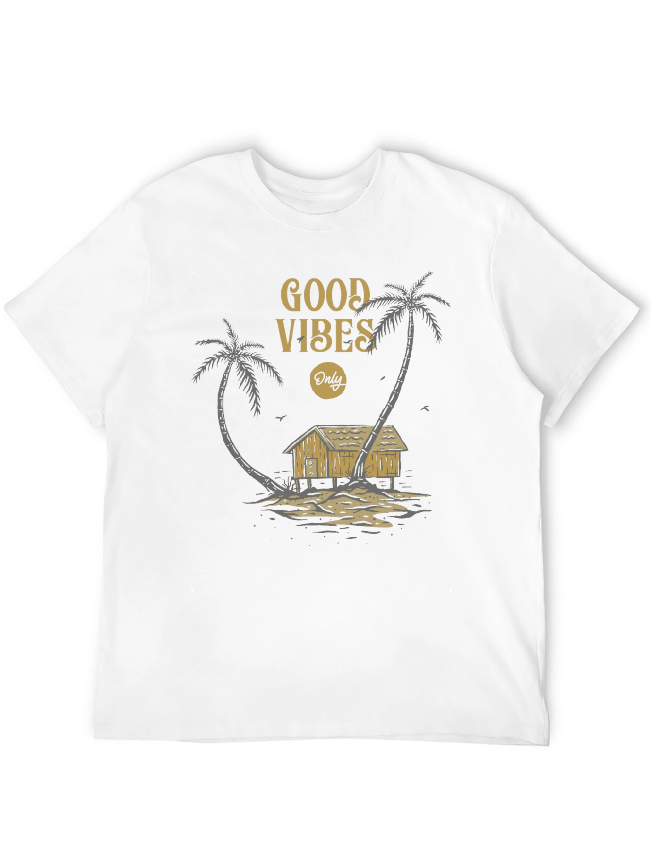 Good Vibes Only Palm Tree T-Shirt