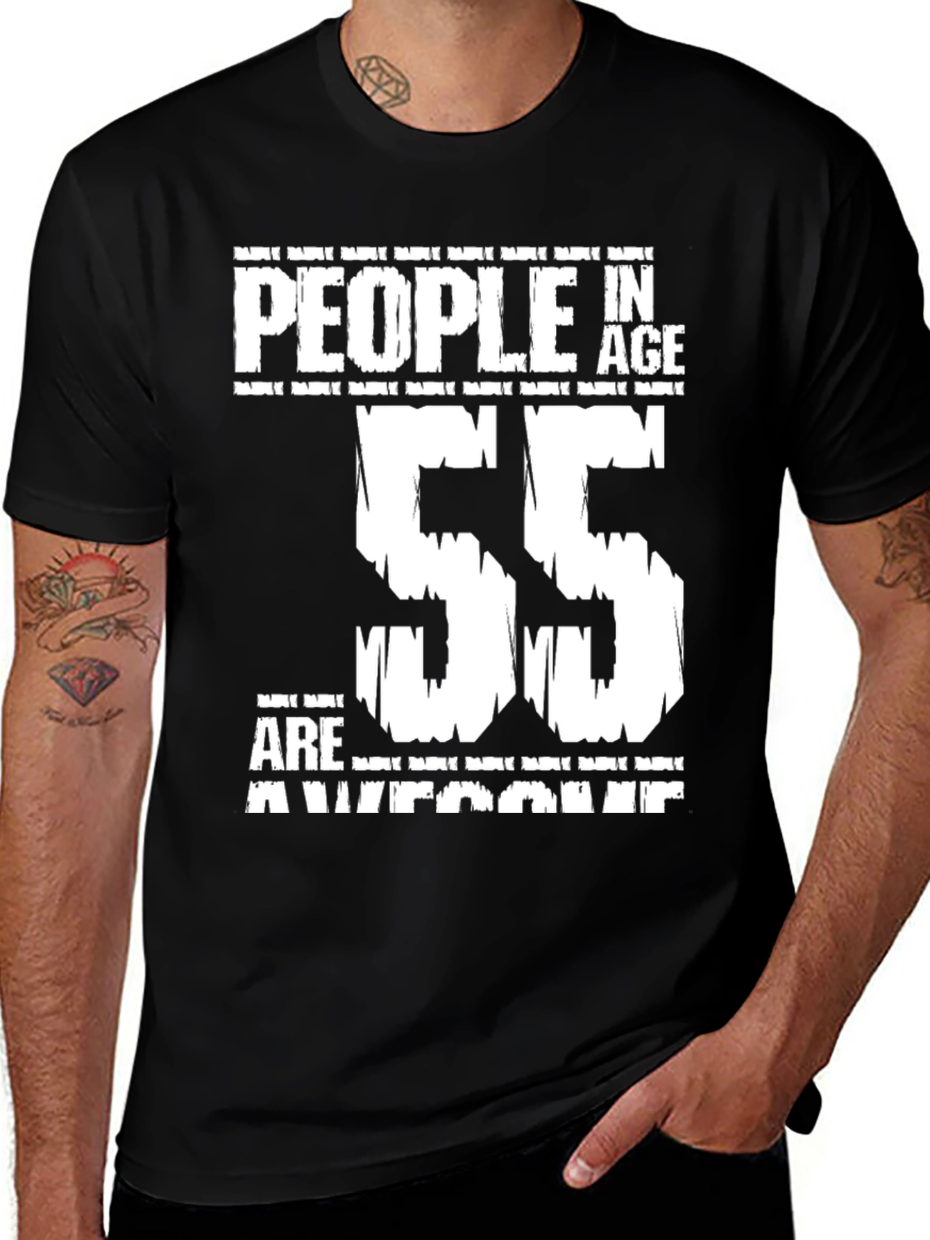 People in Age 55 are Awesome T-Shirt
