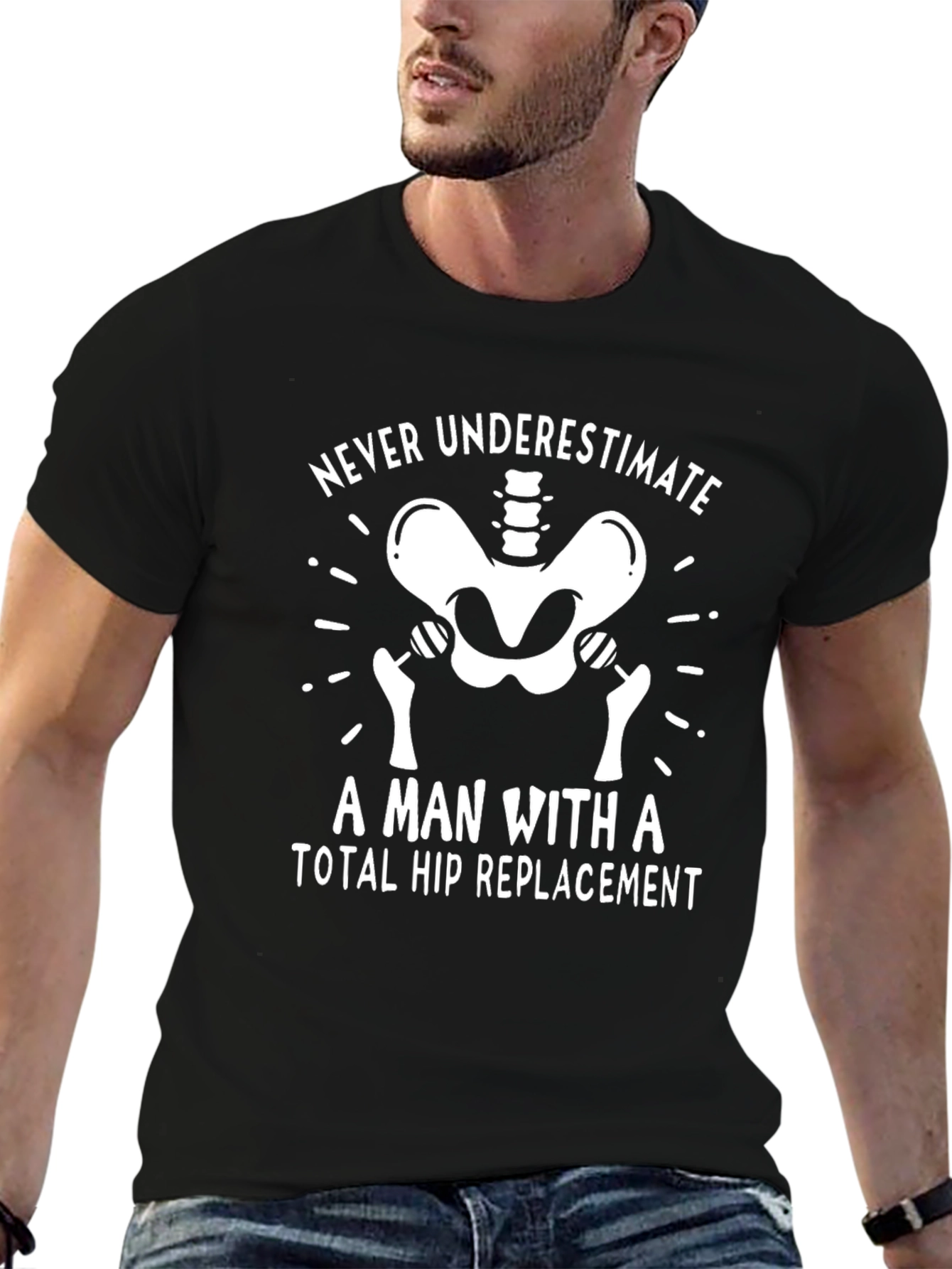 Hip Replacement T-Shirt - Funny Bone Humor