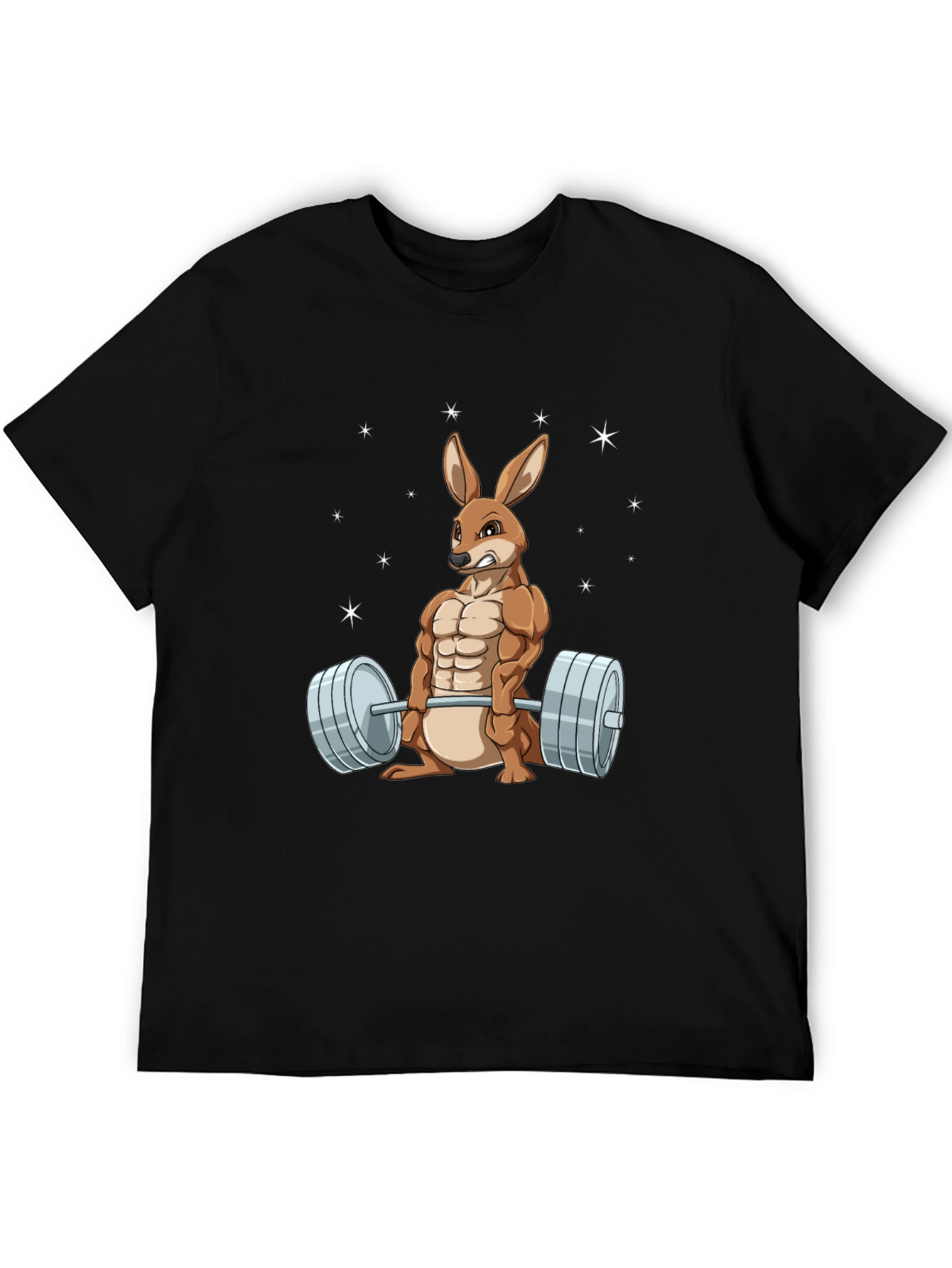 Funny Gym Kangaroo T-Shirt for Fitness Lovers