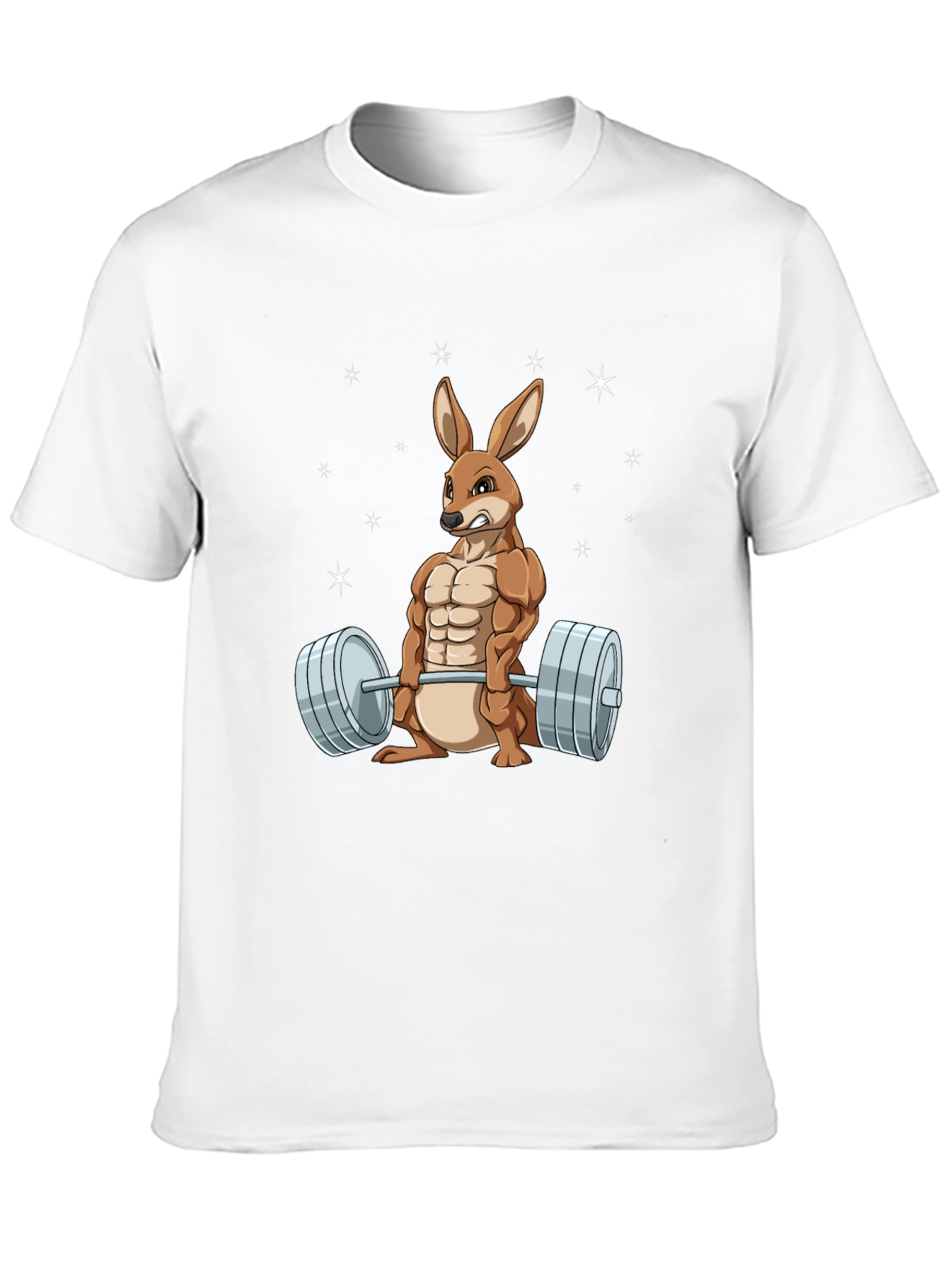Funny Gym Kangaroo T-Shirt for Fitness Lovers