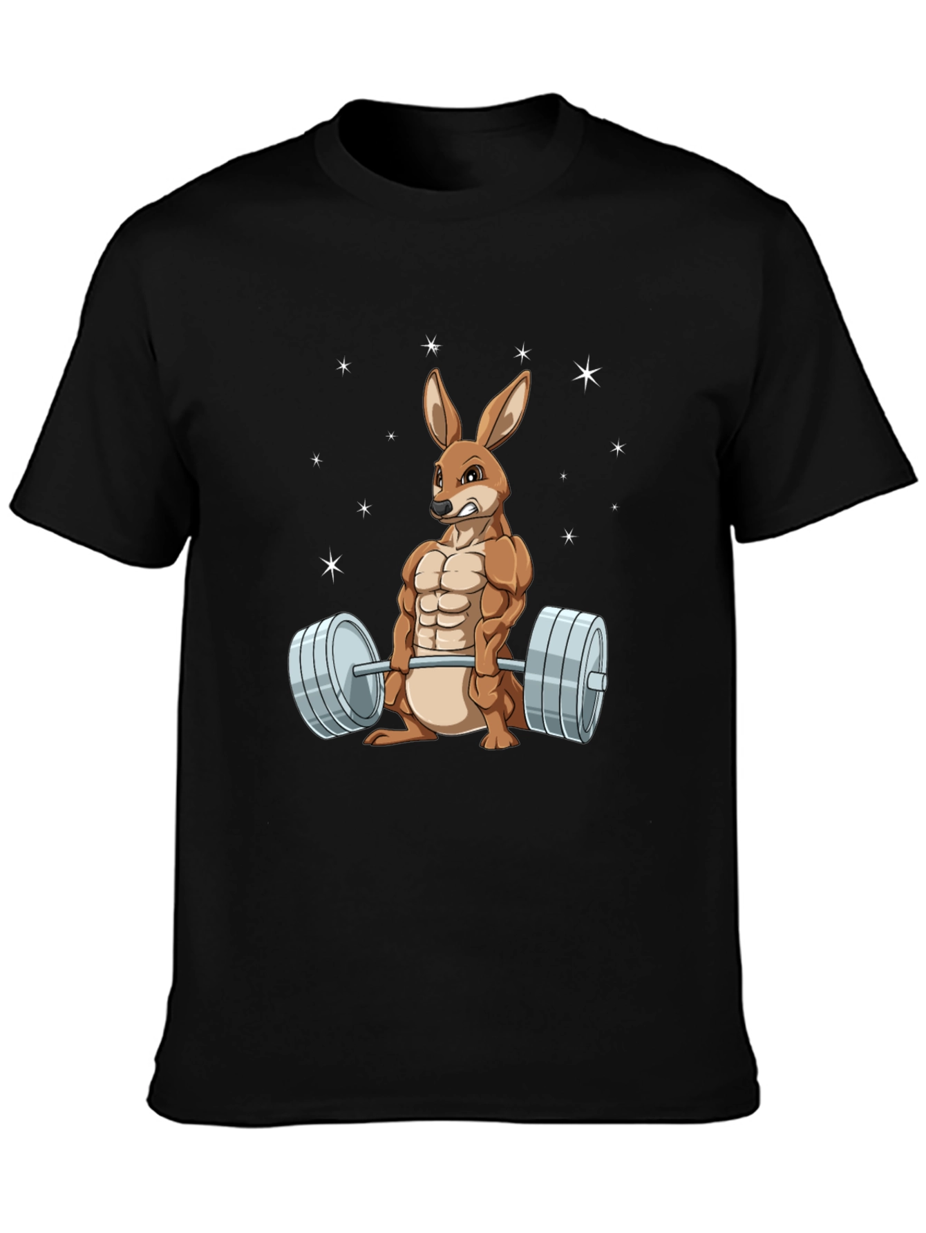 Funny Gym Kangaroo T-Shirt for Fitness Lovers