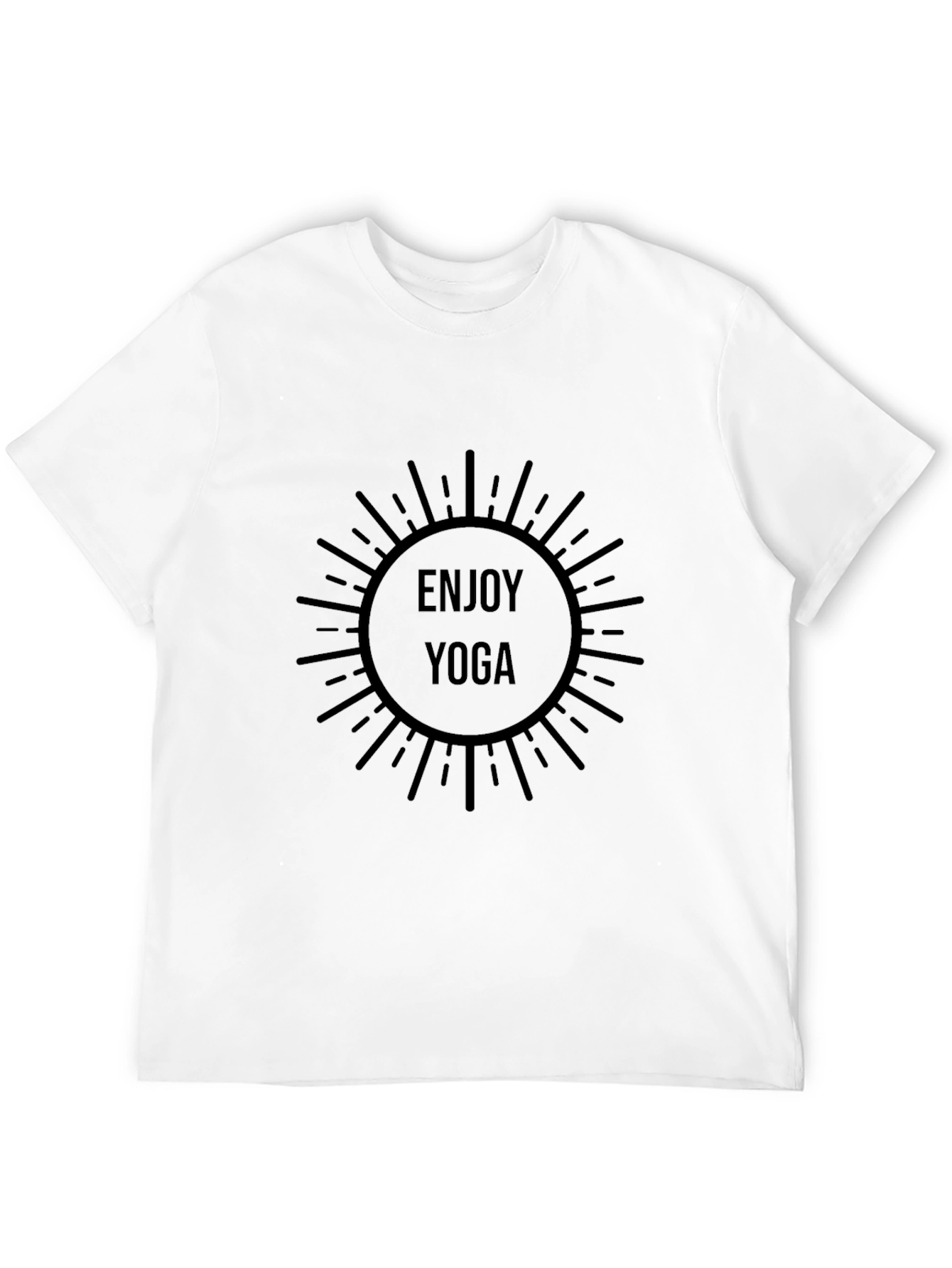 Enjoy Yoga Graphic Tee - Black