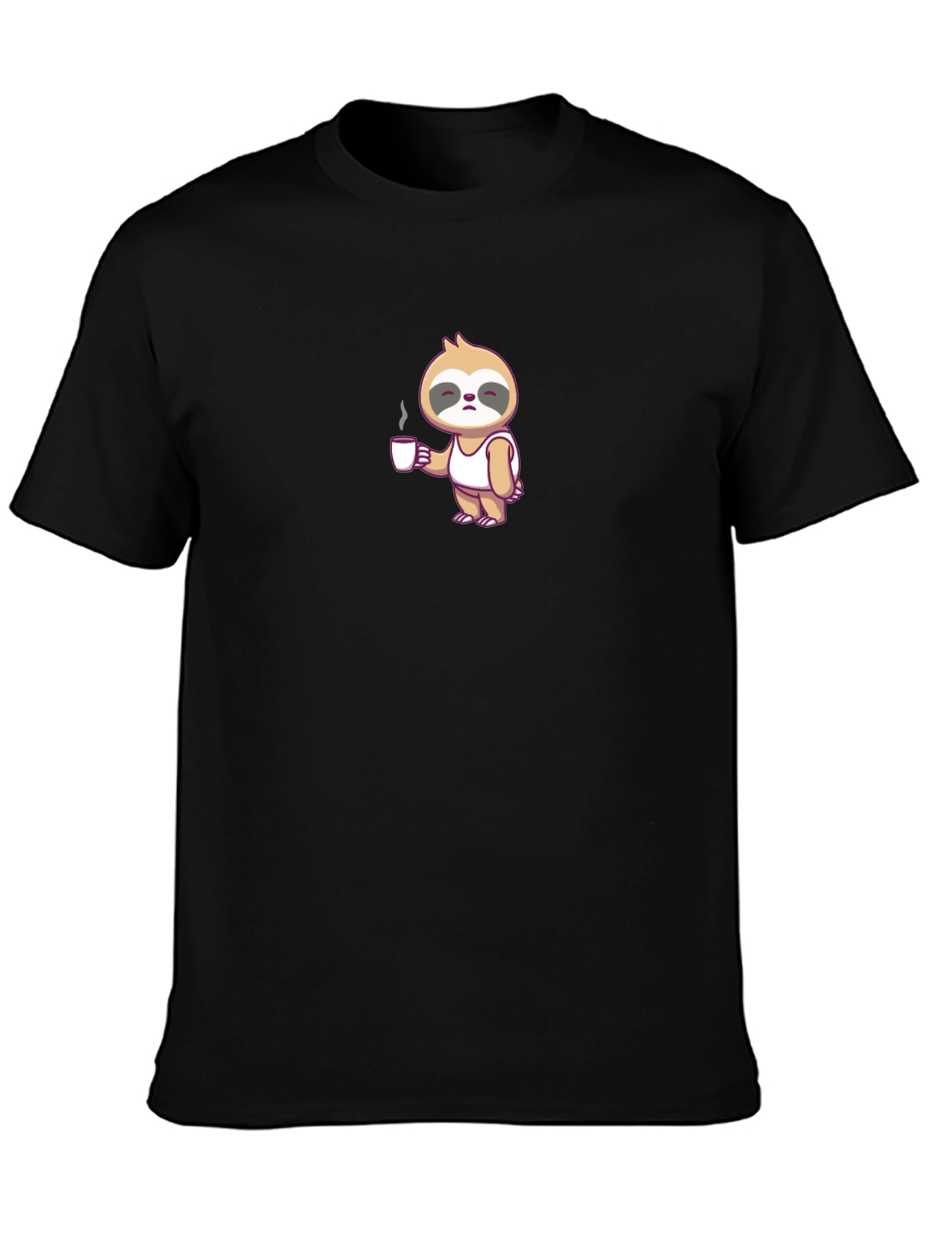 Sloth Coffee Lover Tee - Lazy Mornings T-Shirt