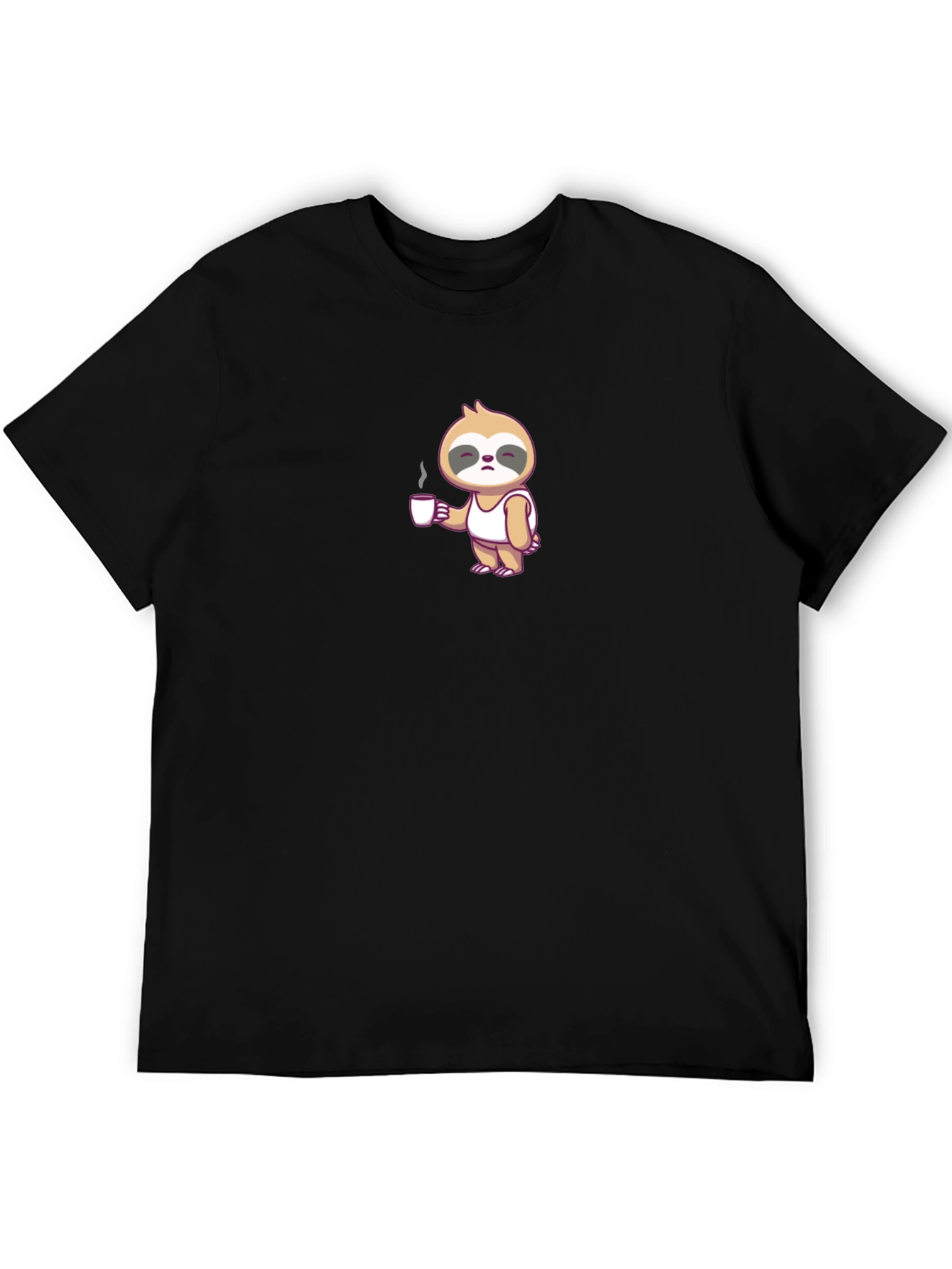 Sloth Coffee Lover Tee - Lazy Mornings T-Shirt