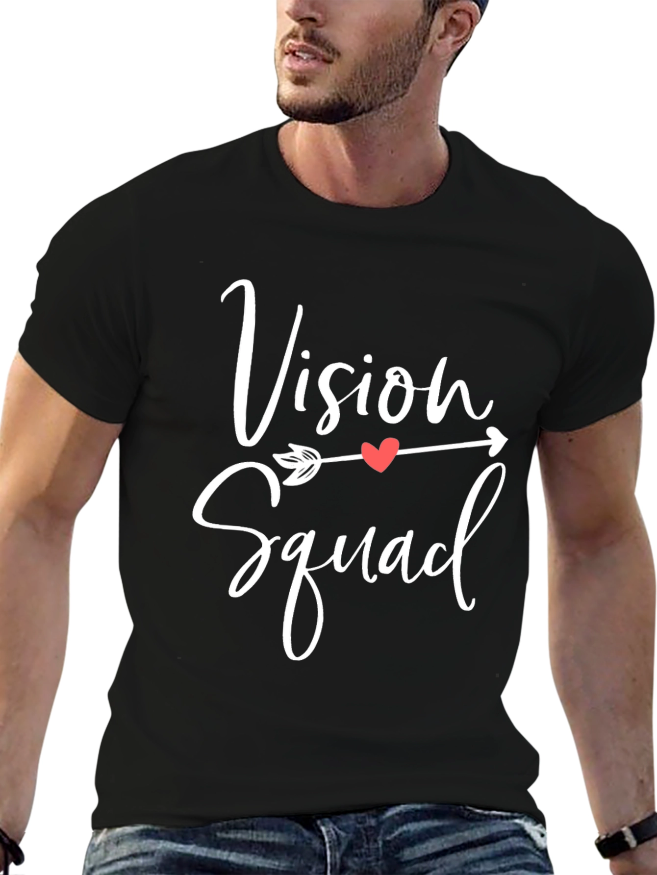 Vision Squad Graphic Tee - Arrow Heart Design