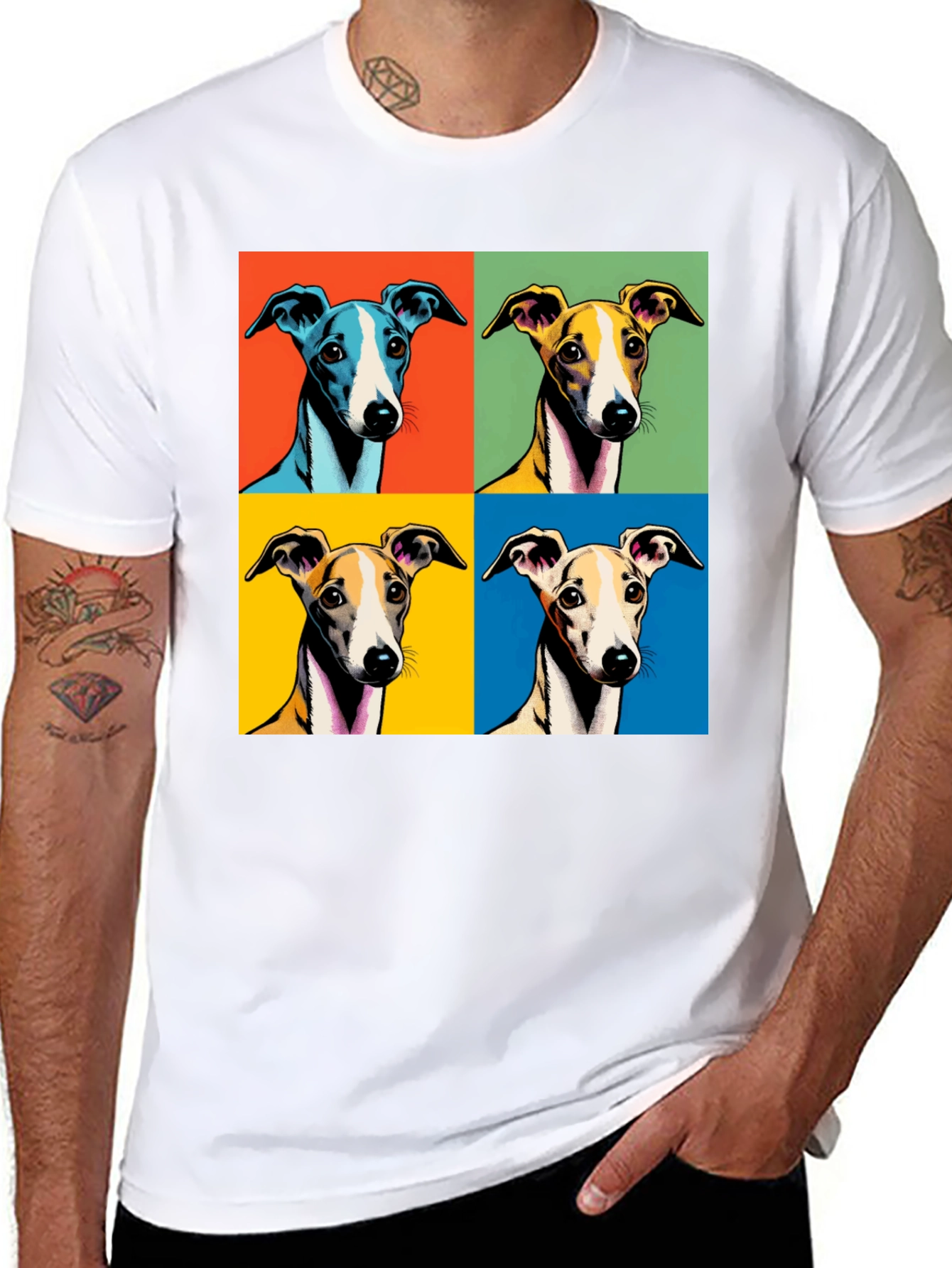 Pop Art Greyhound T-Shirt