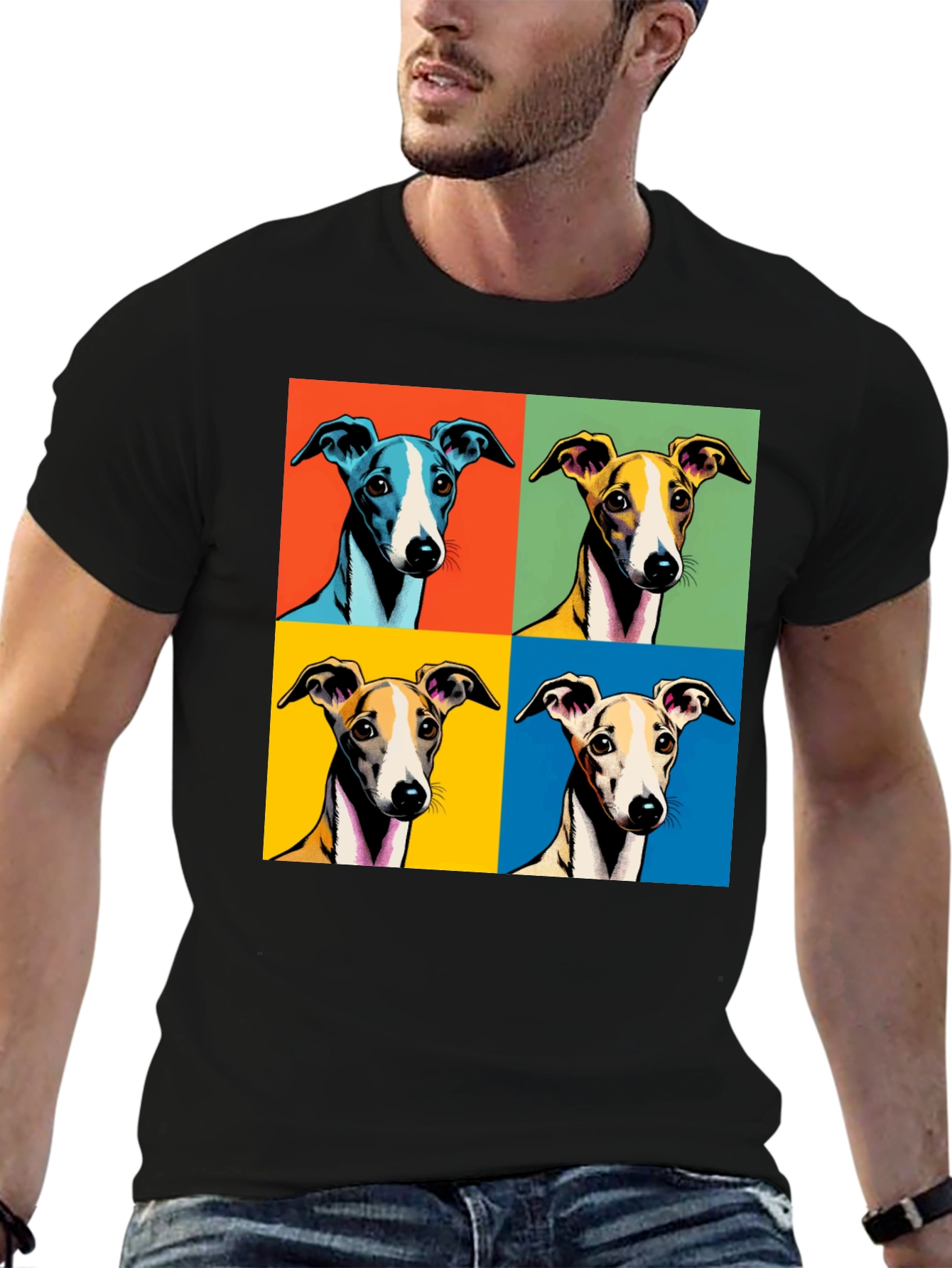 Pop Art Greyhound T-Shirt