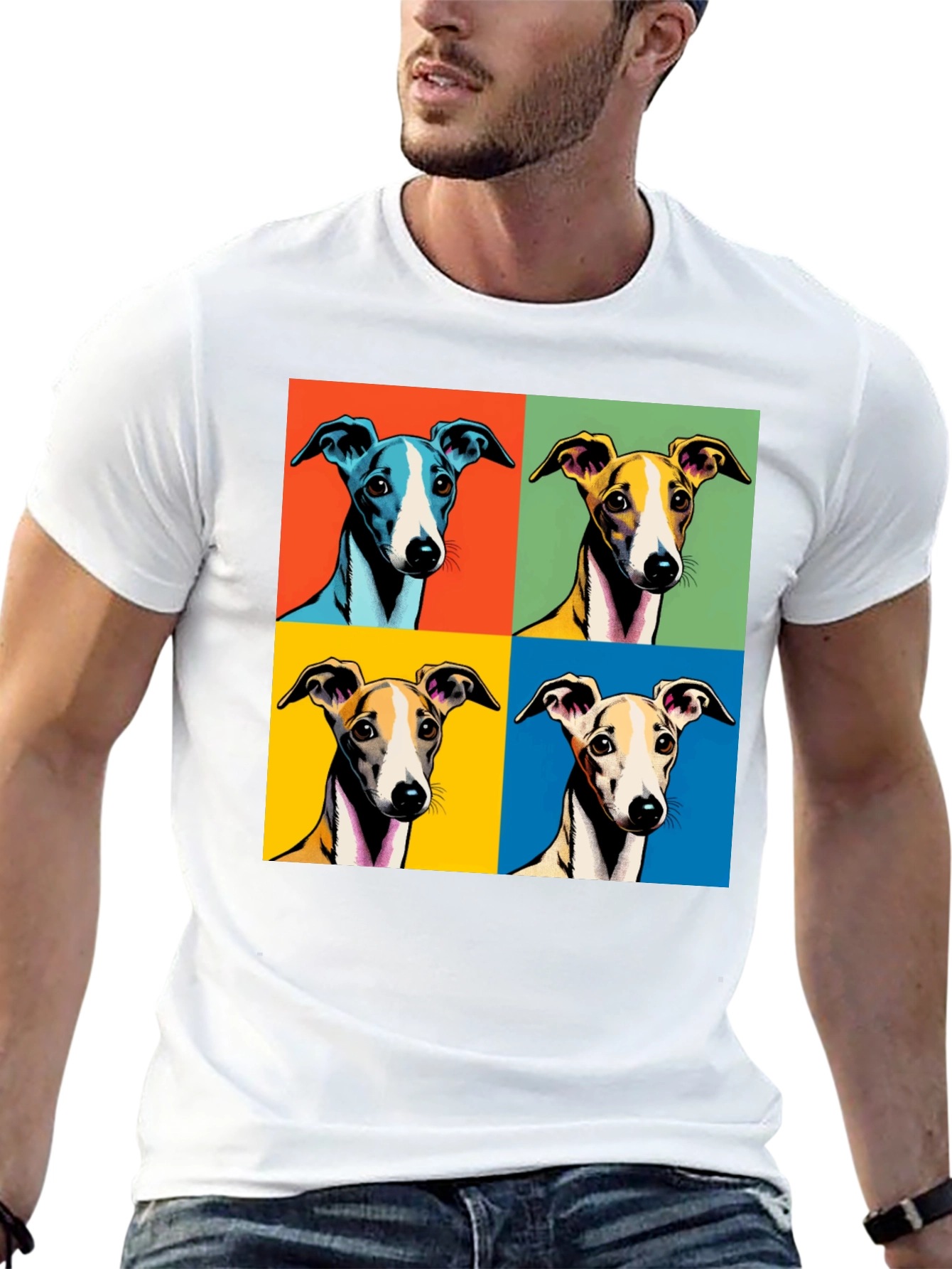 Pop Art Greyhound T-Shirt