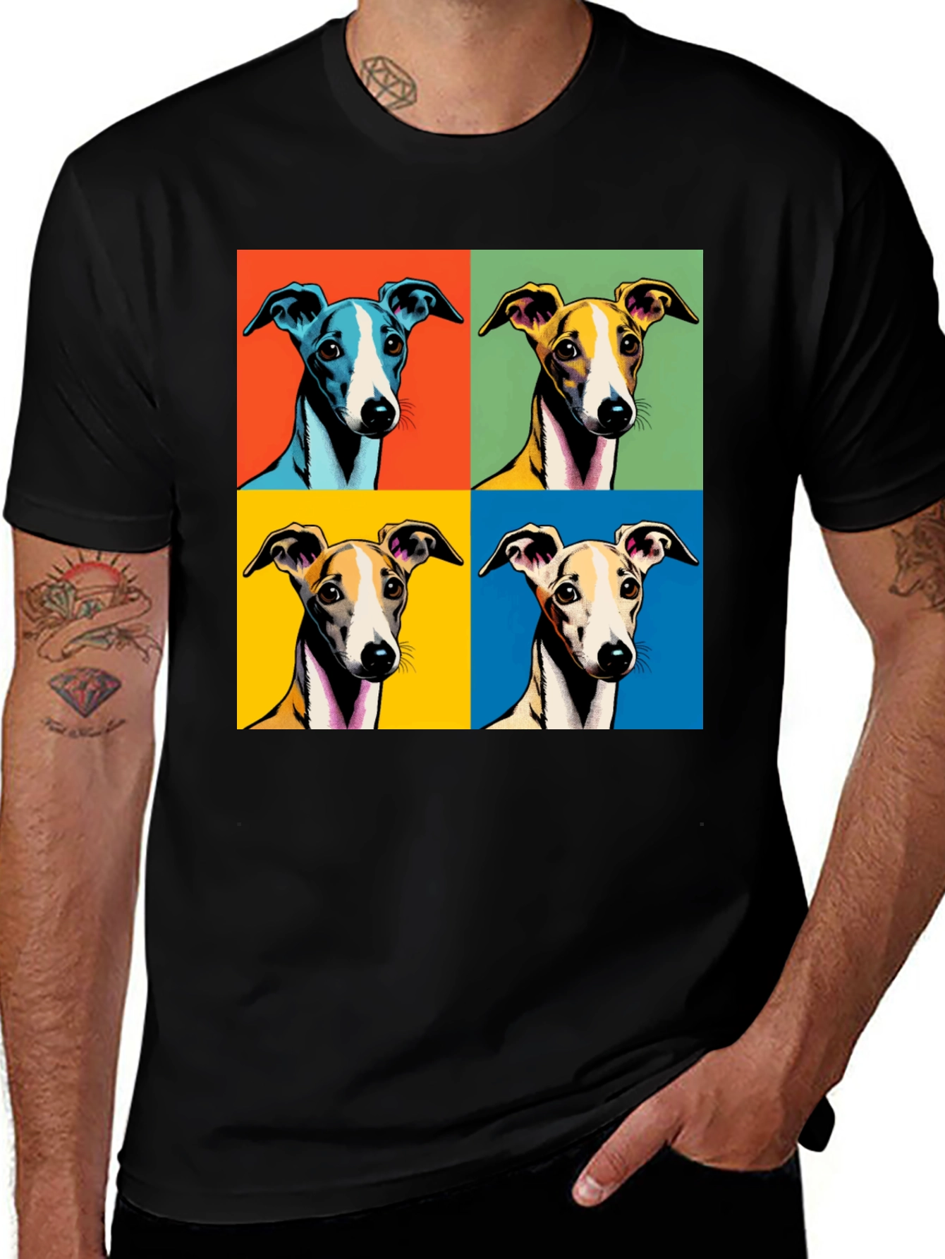 Pop Art Greyhound T-Shirt