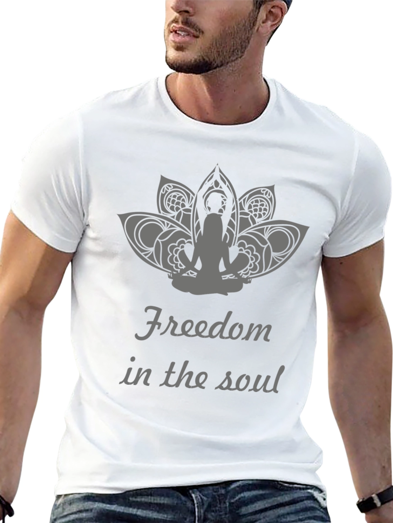 Freedom Soul Black Graphic Tee