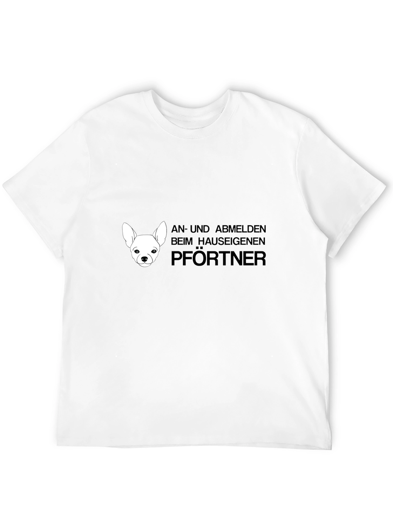 Chihuahua Pfortner Black T-Shirt