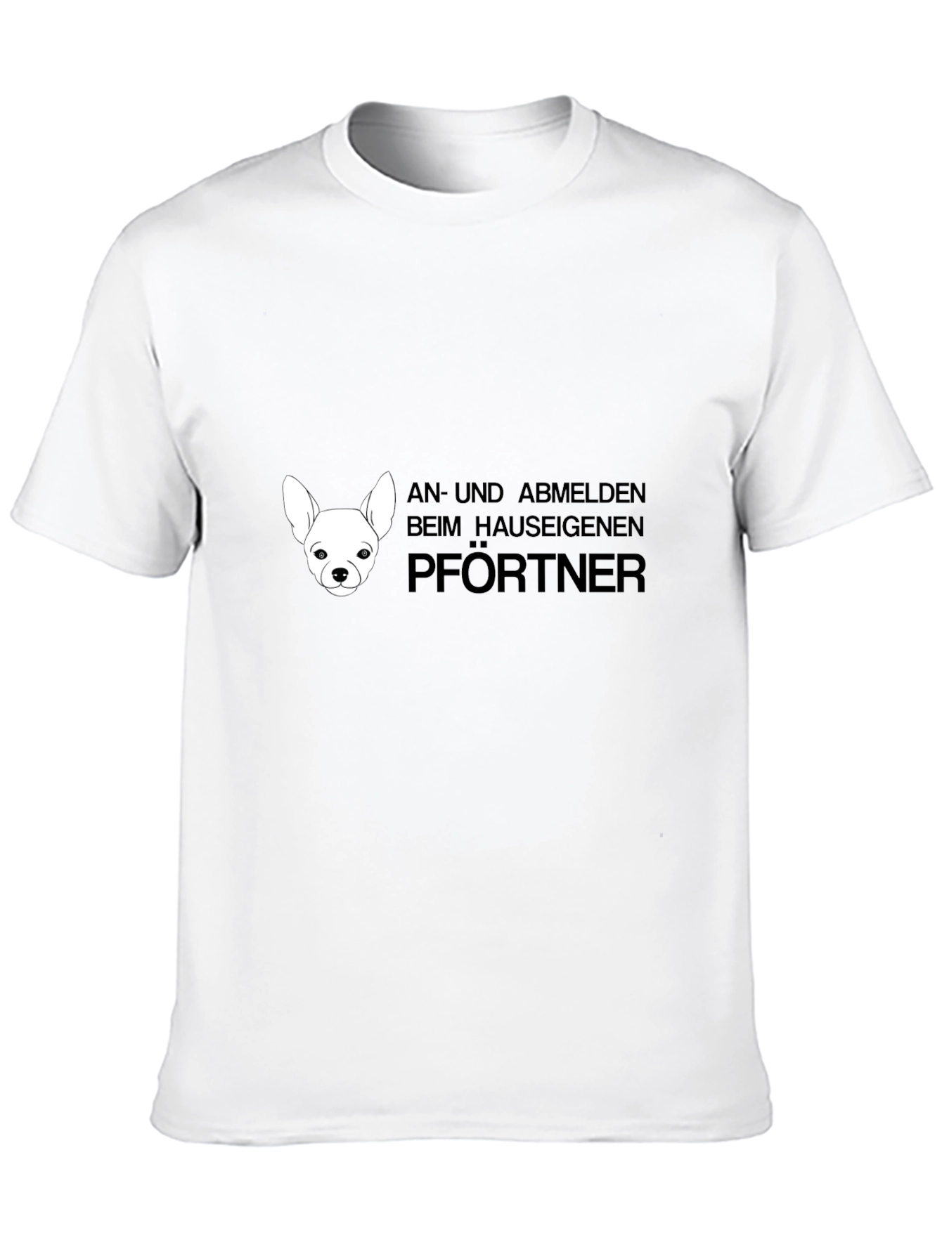 Chihuahua Pfortner Black T-Shirt
