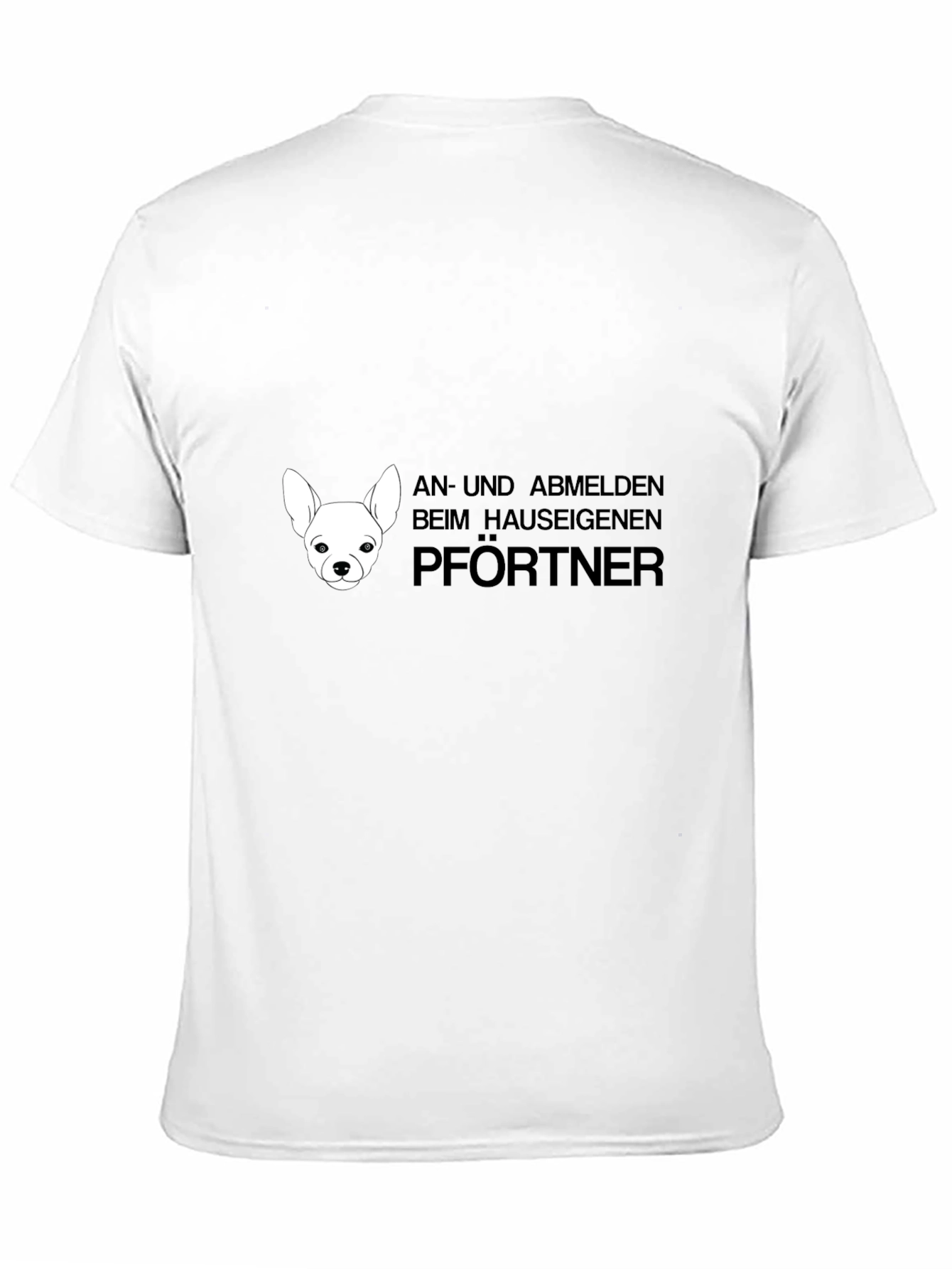 Chihuahua Pfortner Black T-Shirt