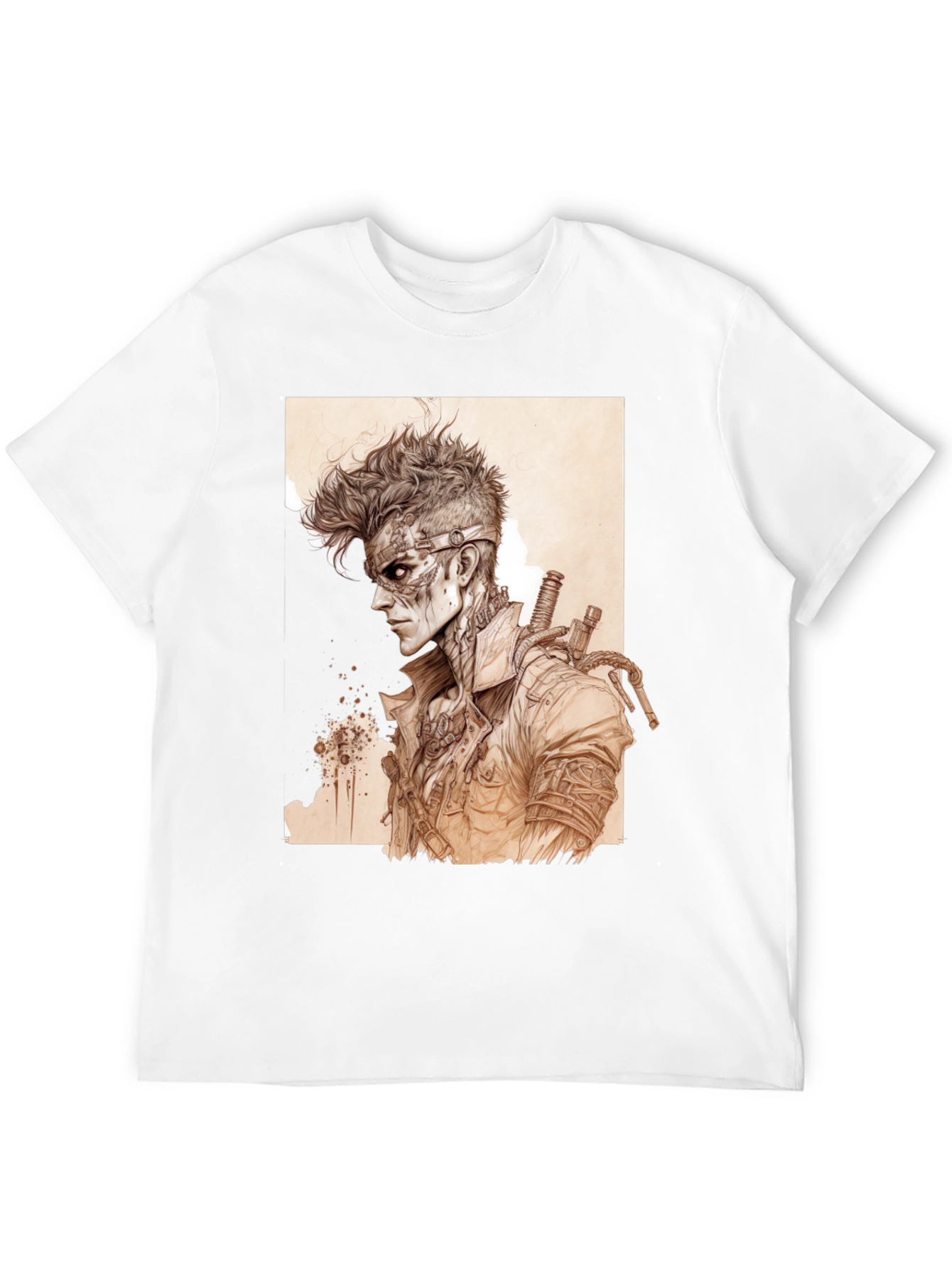 Cyberpunk Style Graphic T-Shirt