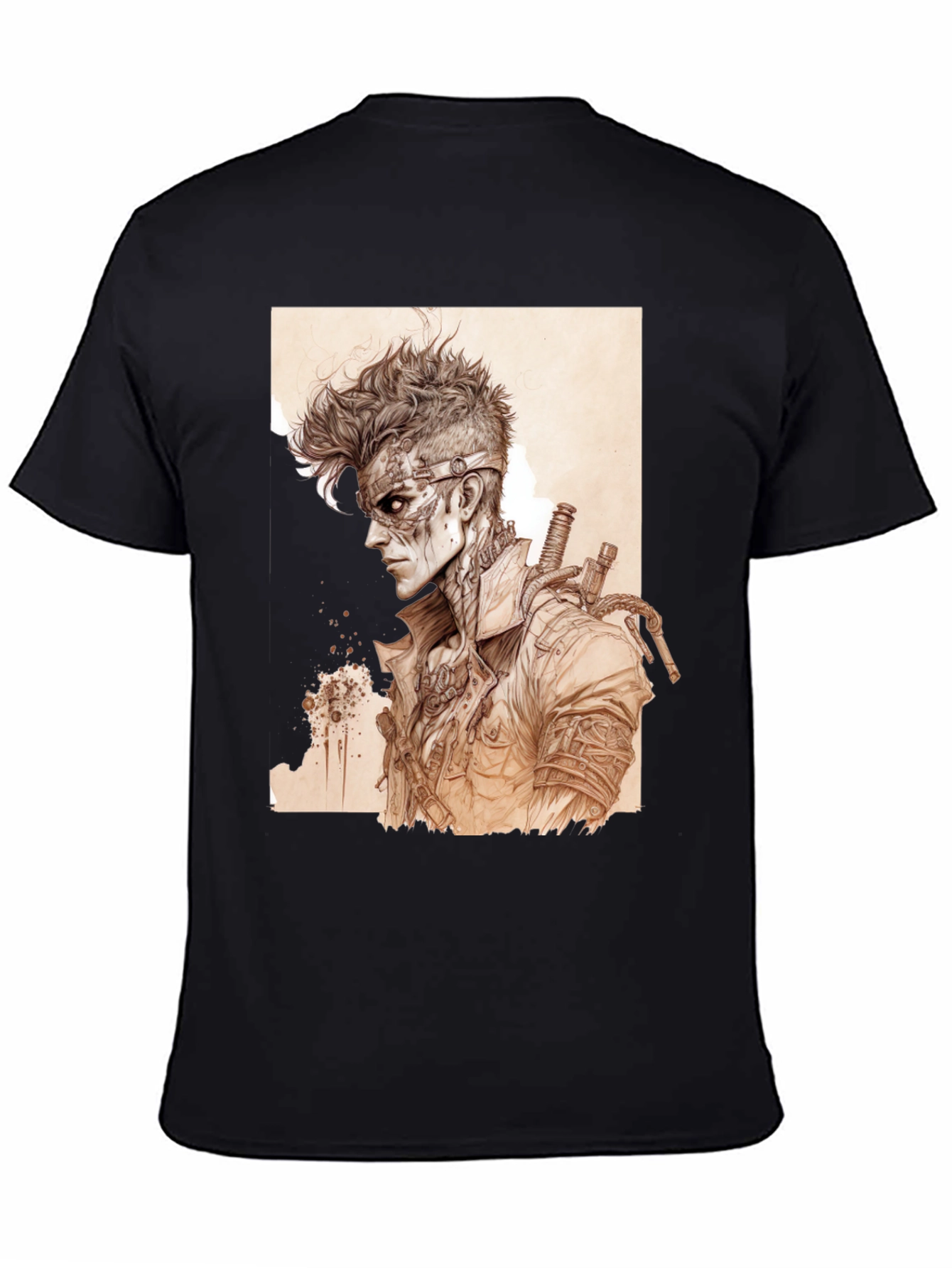 Cyberpunk Style Graphic T-Shirt