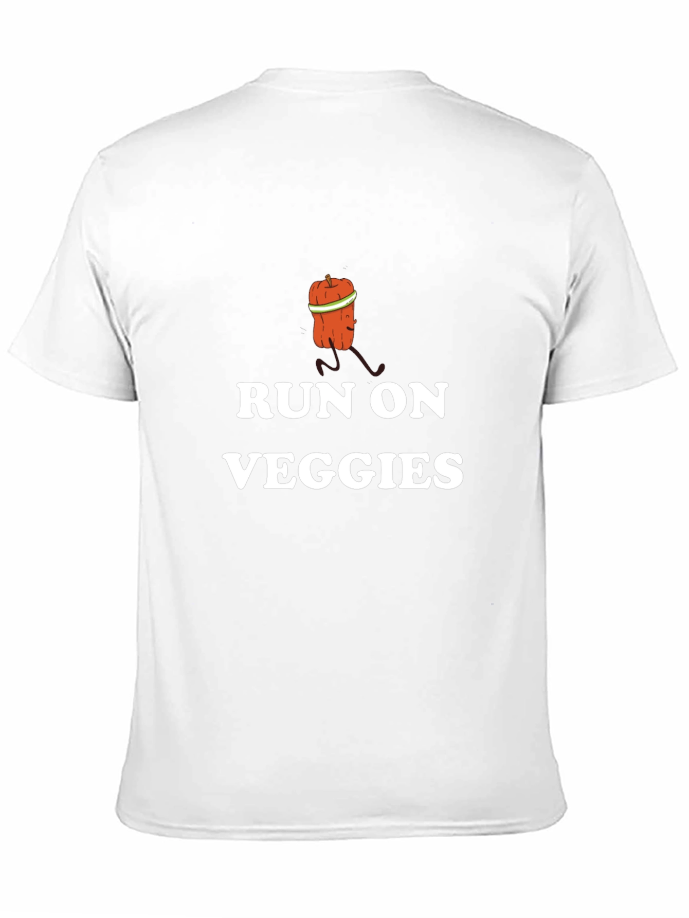 Run On Veggies T-Shirt - Funny Vegetarian Fitness Tee