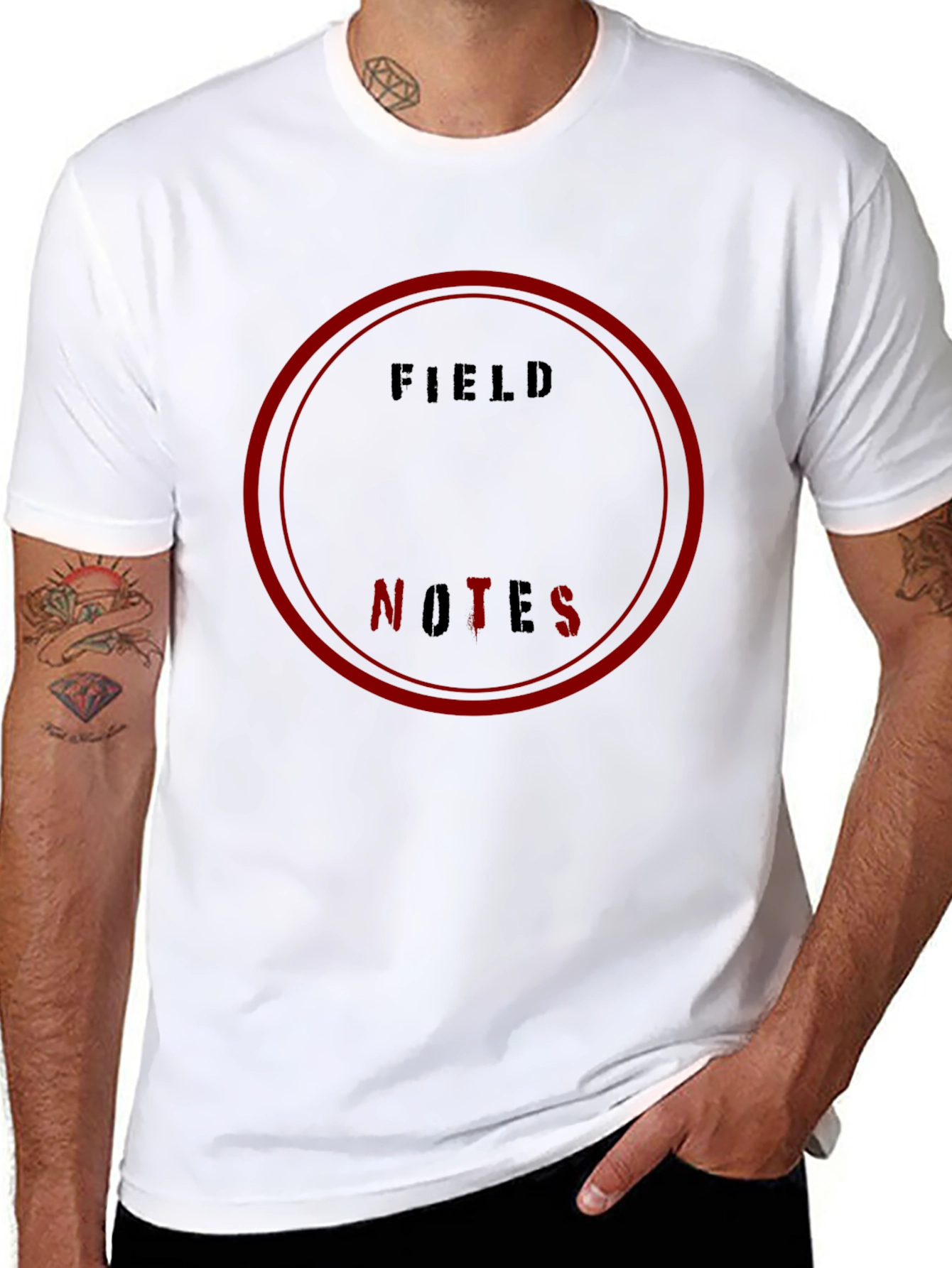 Field Notes Graphic T-Shirt - Black Cotton Tee