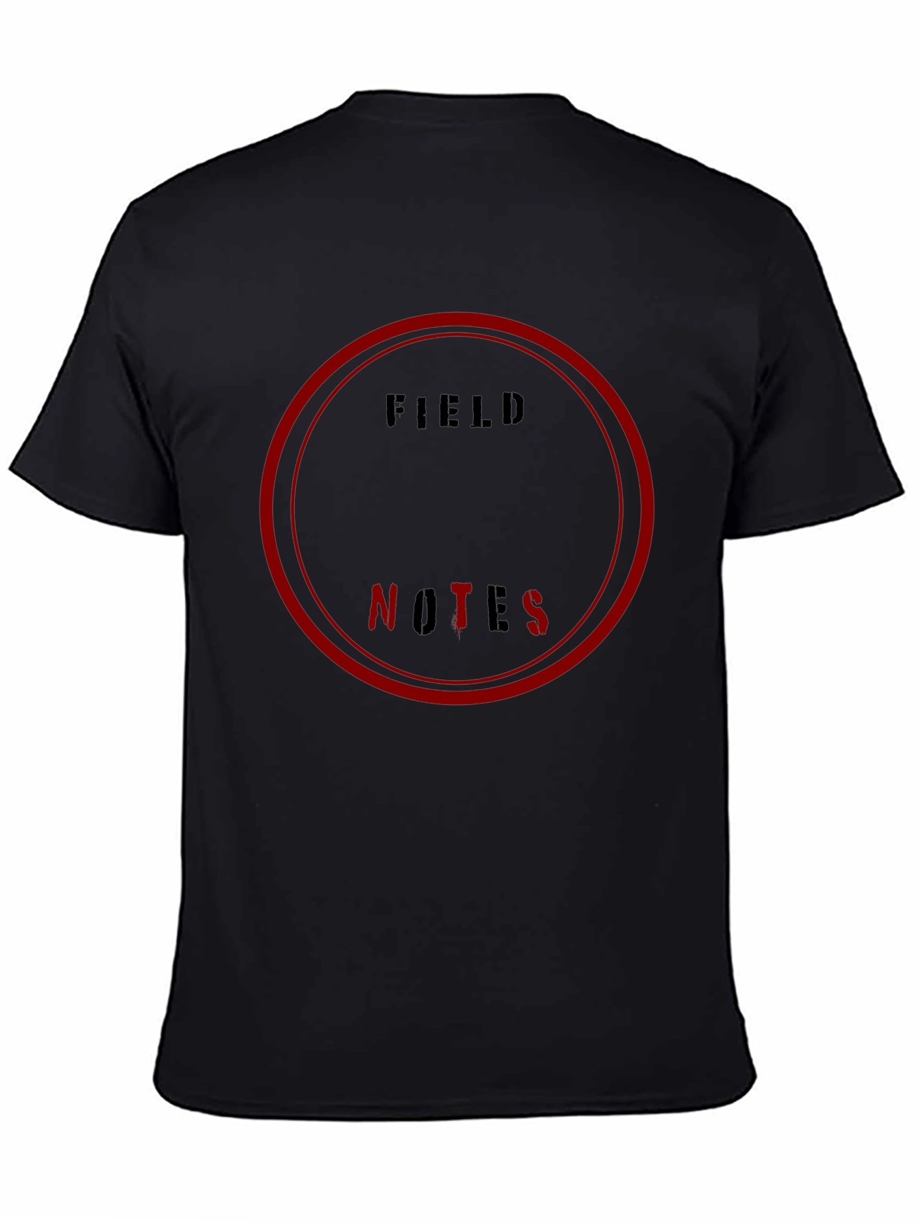 Field Notes Graphic T-Shirt - Black Cotton Tee