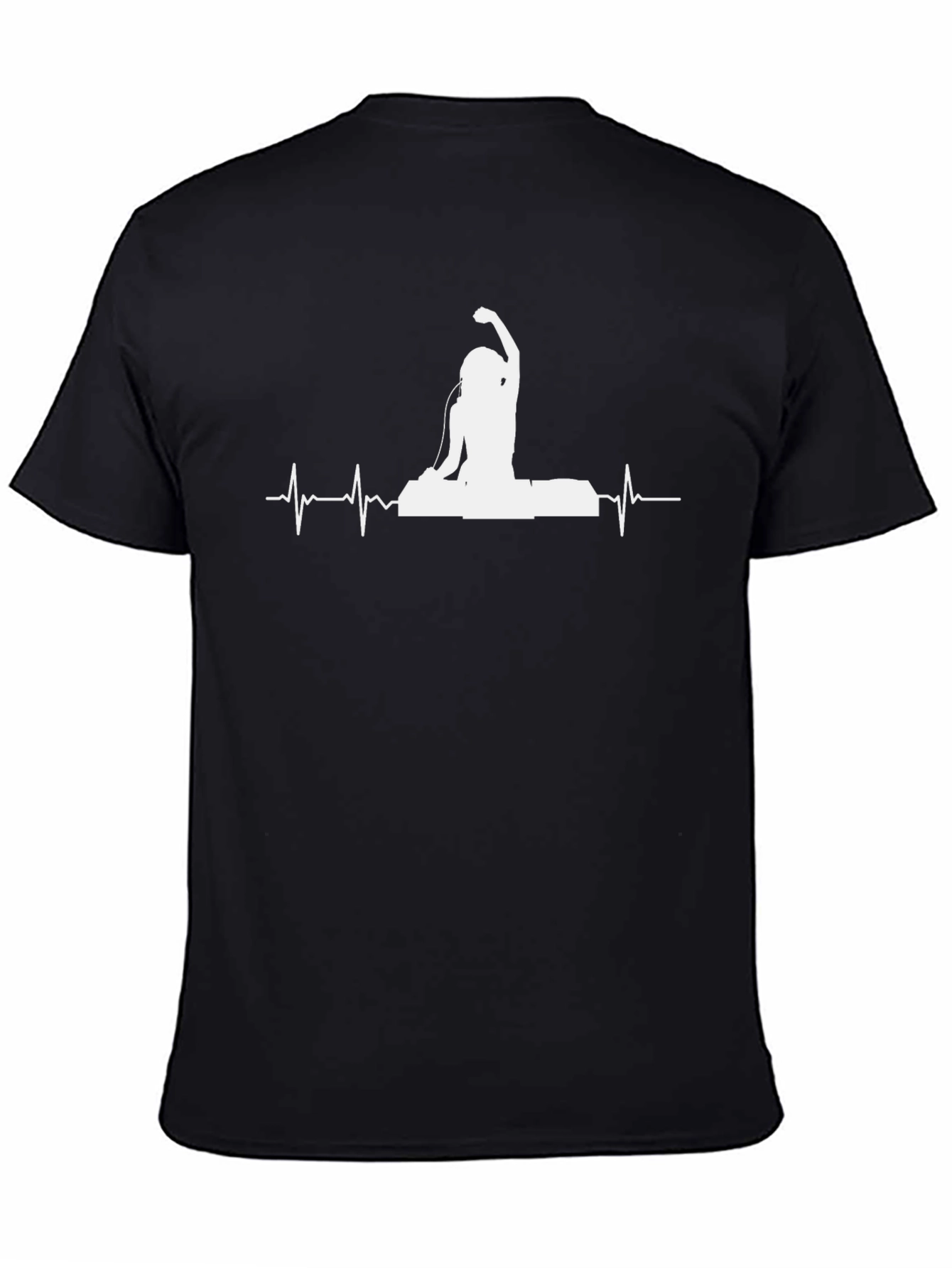 DJ Heartbeat Graphic Tee - Music Lover Shirt