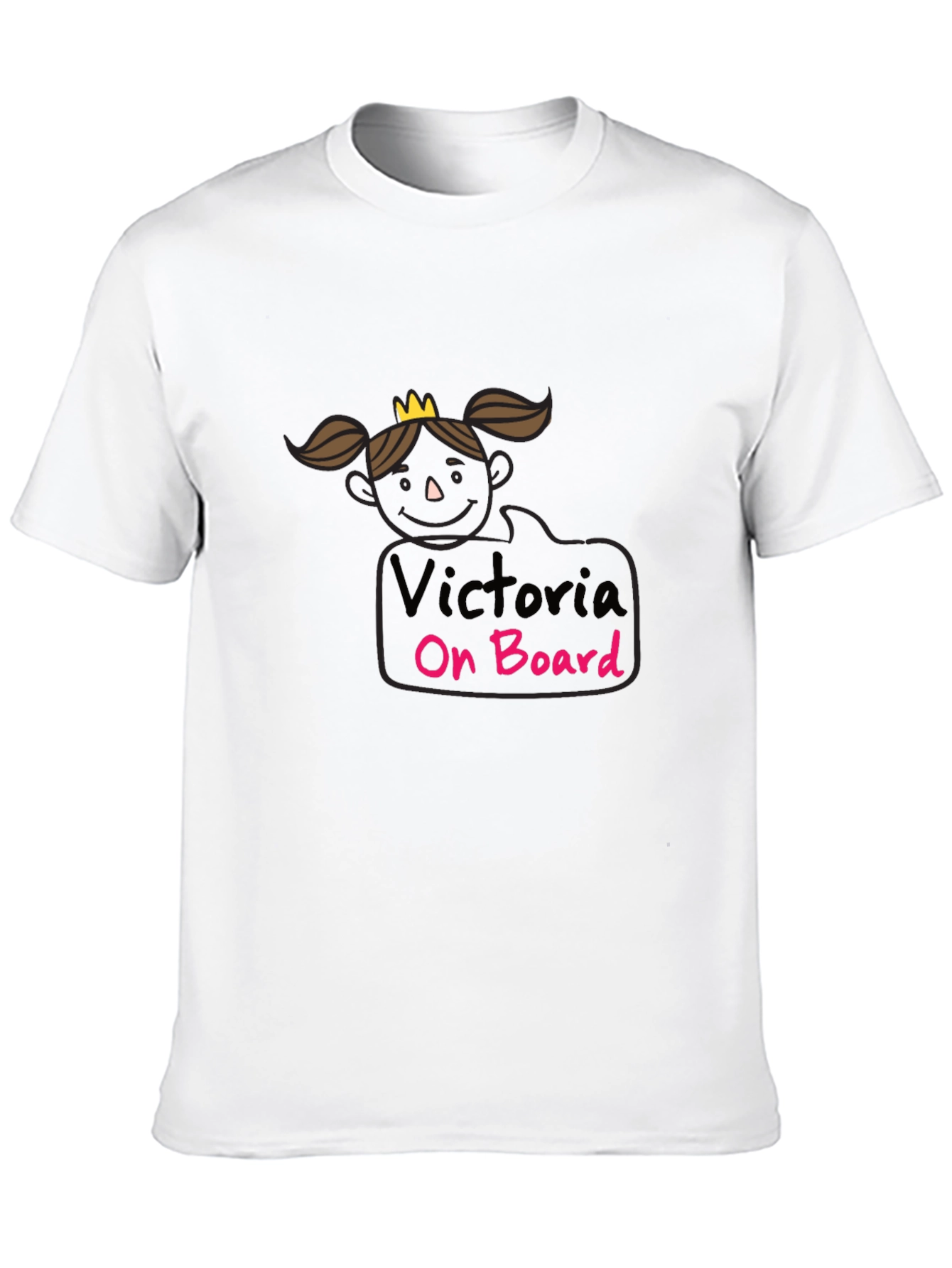Victoria On Board Black T-Shirt