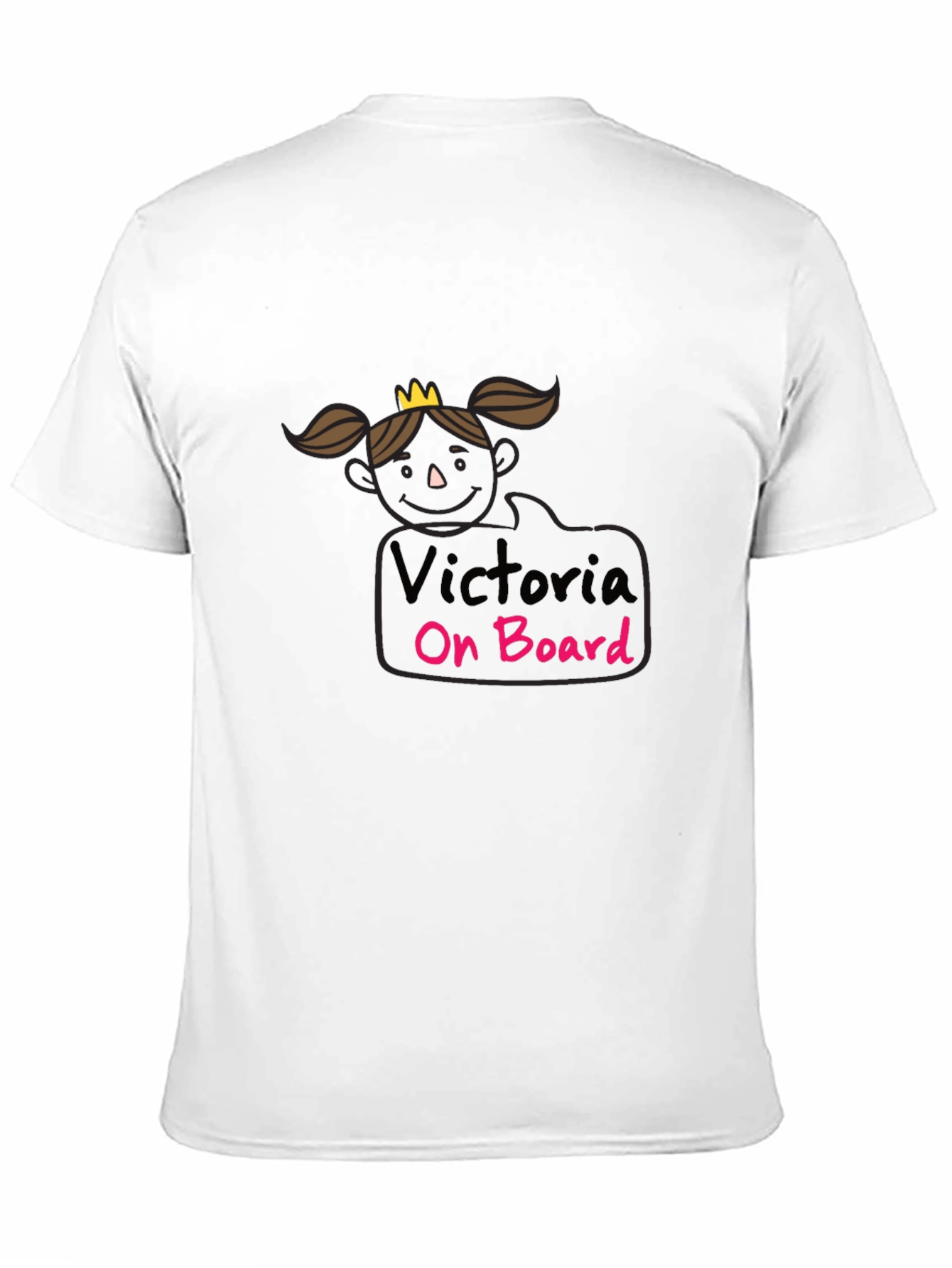 Victoria On Board Black T-Shirt