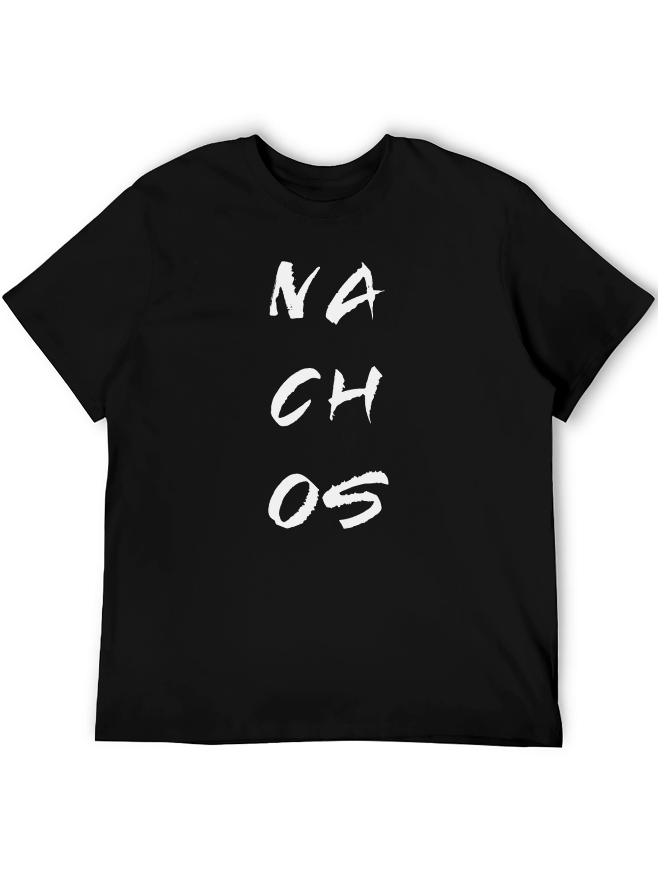 Nachos Graphic T-Shirt - Black Cotton Tee