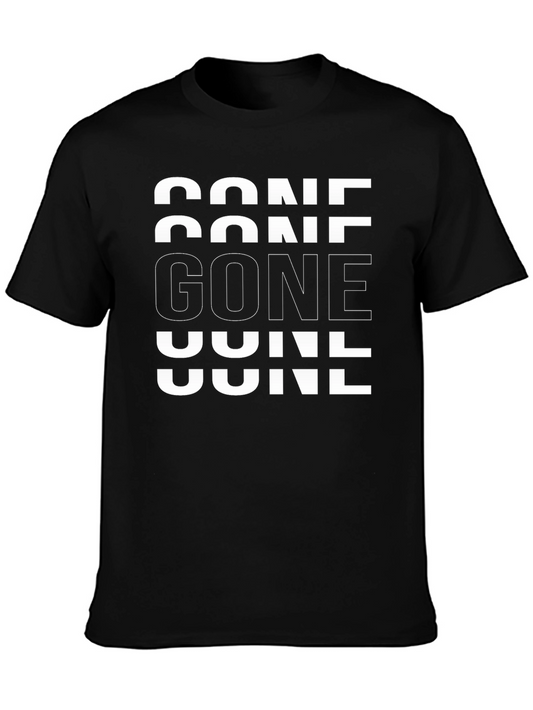 GONE Graphic Tee - Modern Minimalist Design