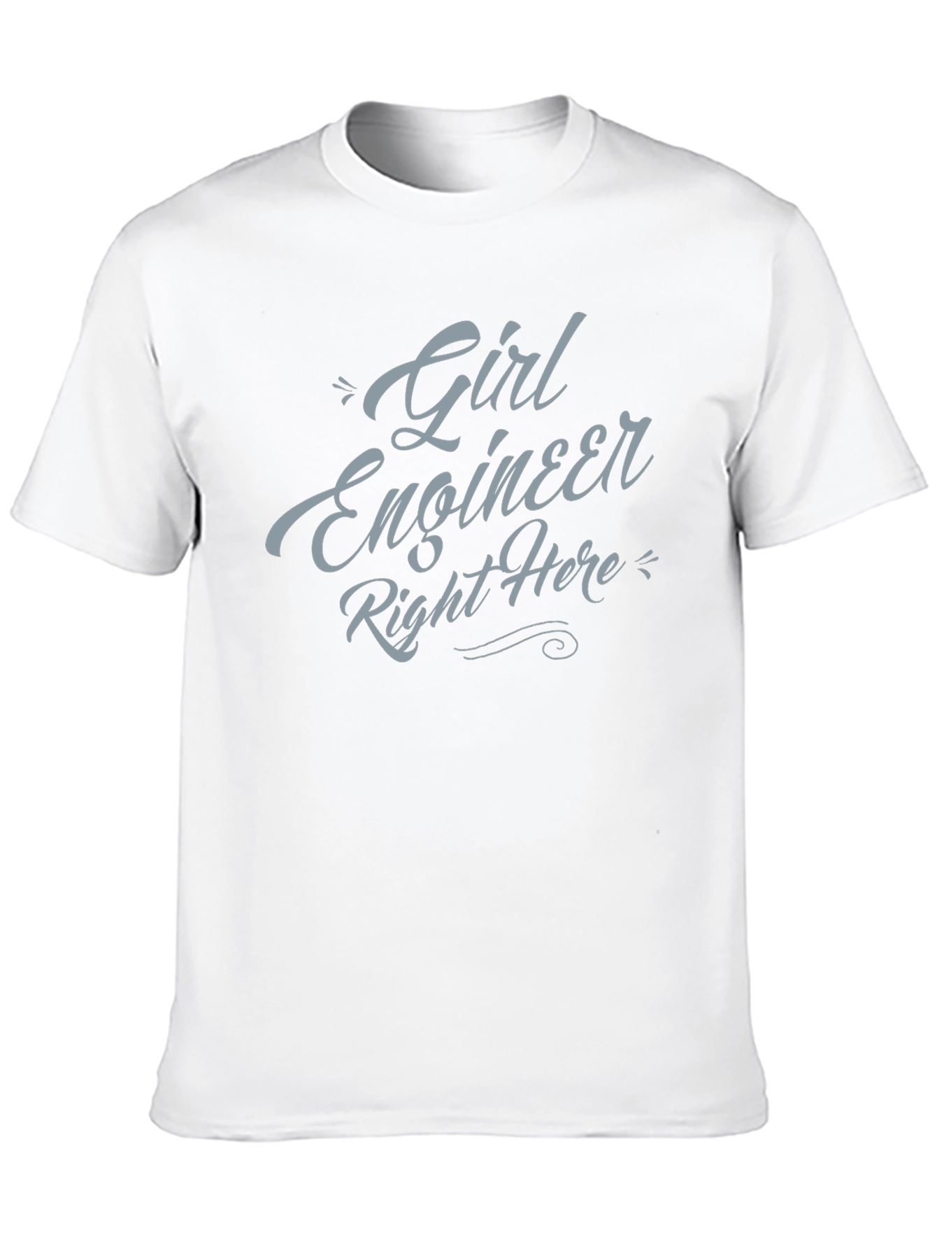 Girl Engineer Right Here T-Shirt