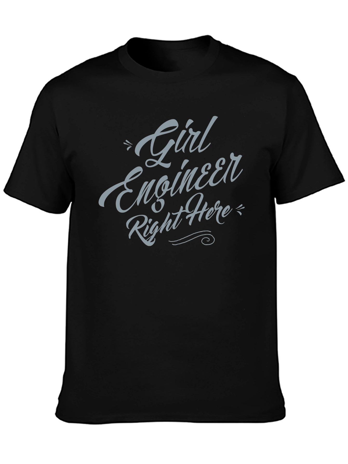 Girl Engineer Right Here T-Shirt