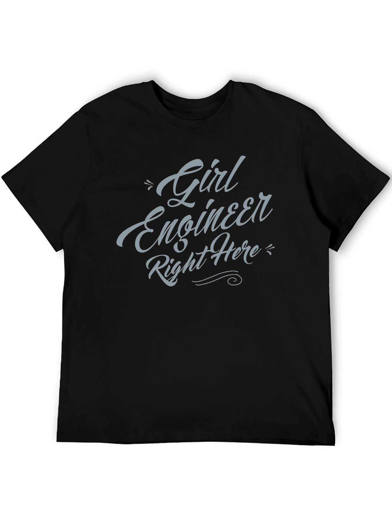 Girl Engineer Right Here T-Shirt