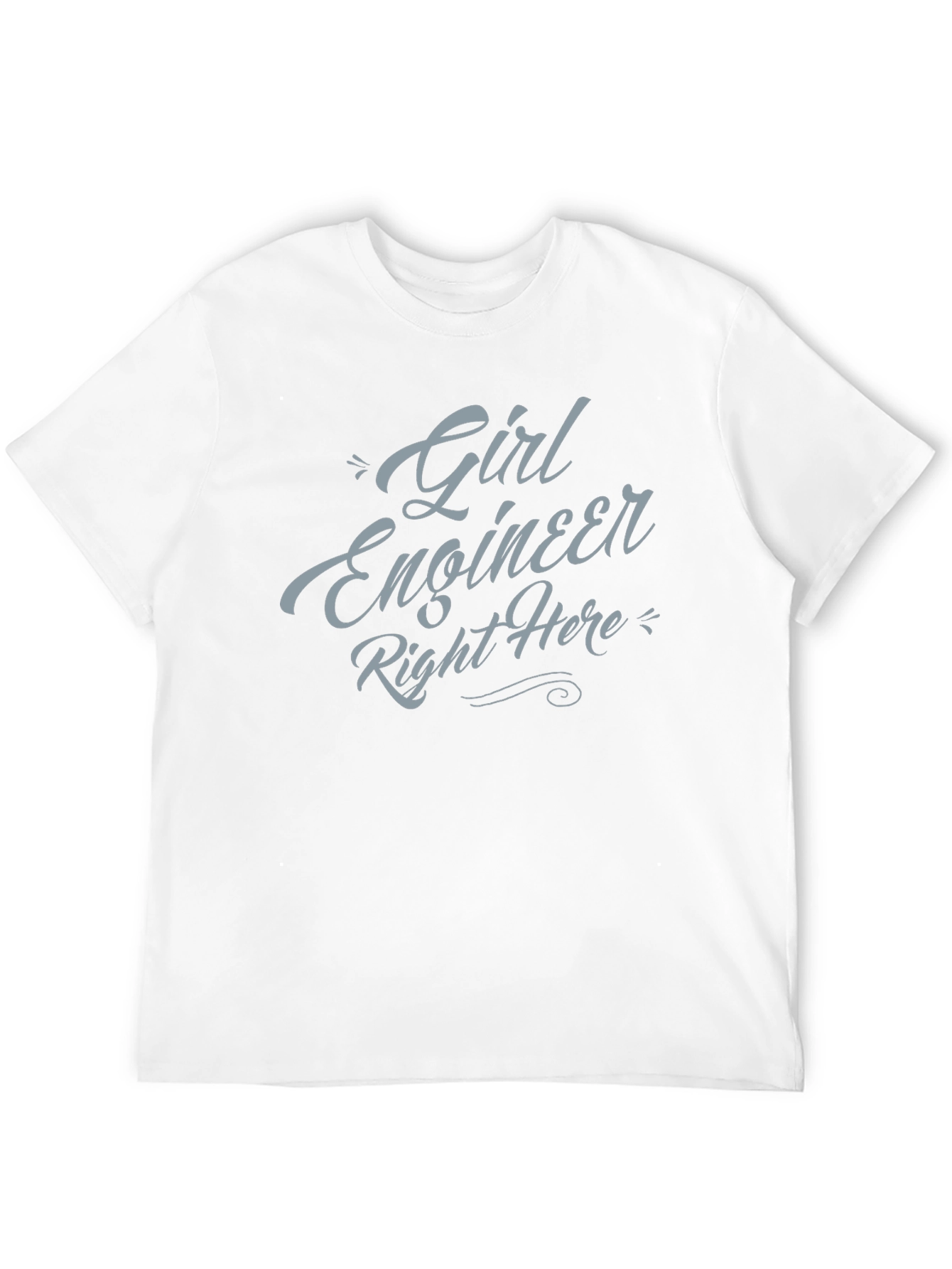 Girl Engineer Right Here T-Shirt