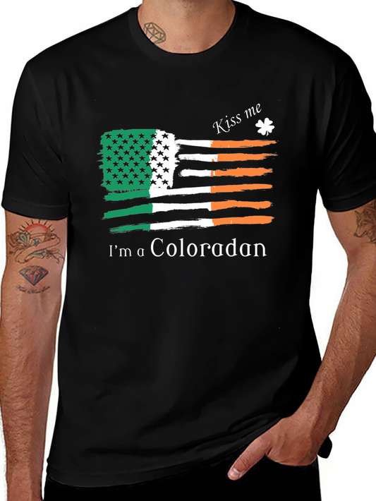 Colorado Irish Flag St. Patricks Day T-Shirt