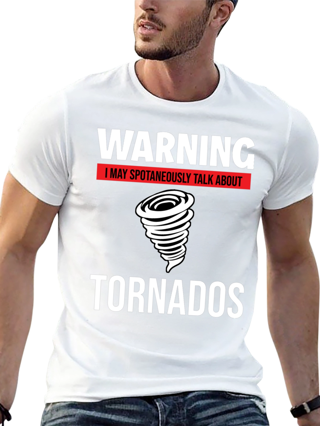 Warning Tornado T-Shirt - Spontaneous Tornado Talks