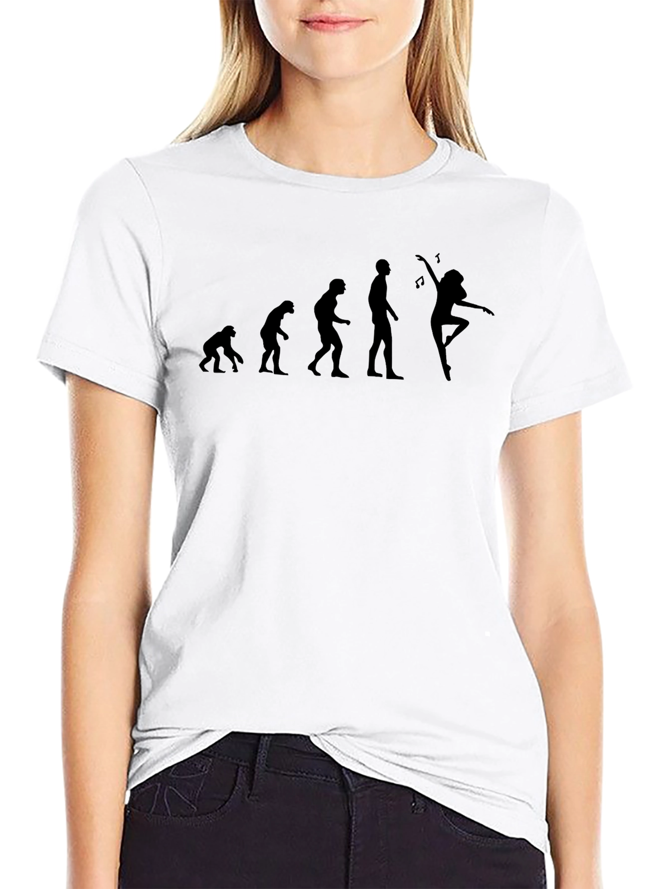 Evolution of Dance T-Shirt - Black Cotton Tee