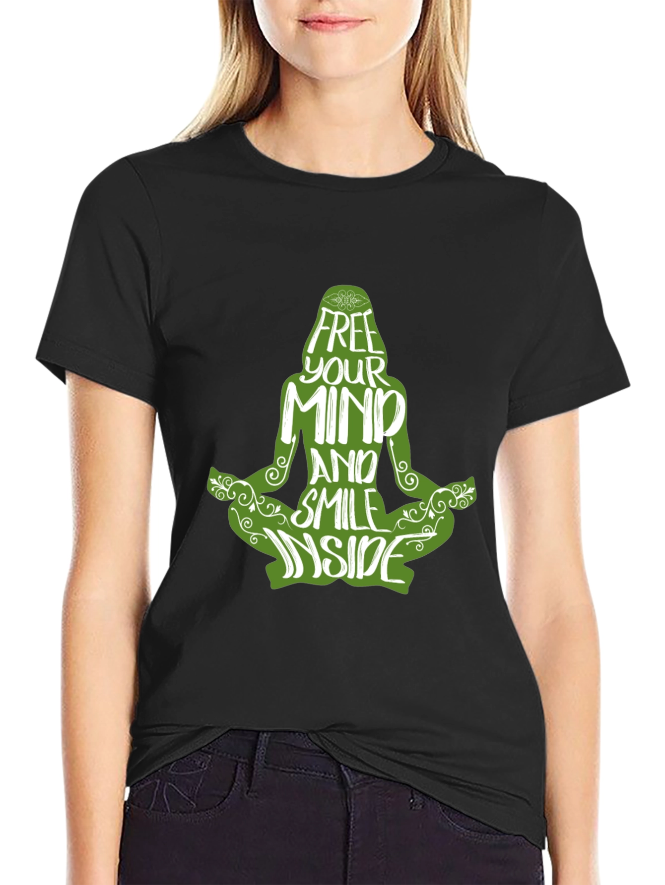 Free Your Mind Graphic Tee - Meditation T-Shirt