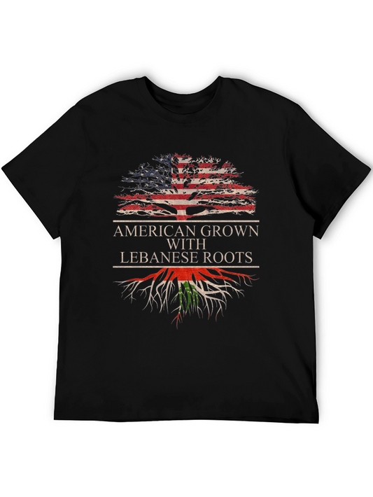 American Grown Lebanese Roots T-Shirt