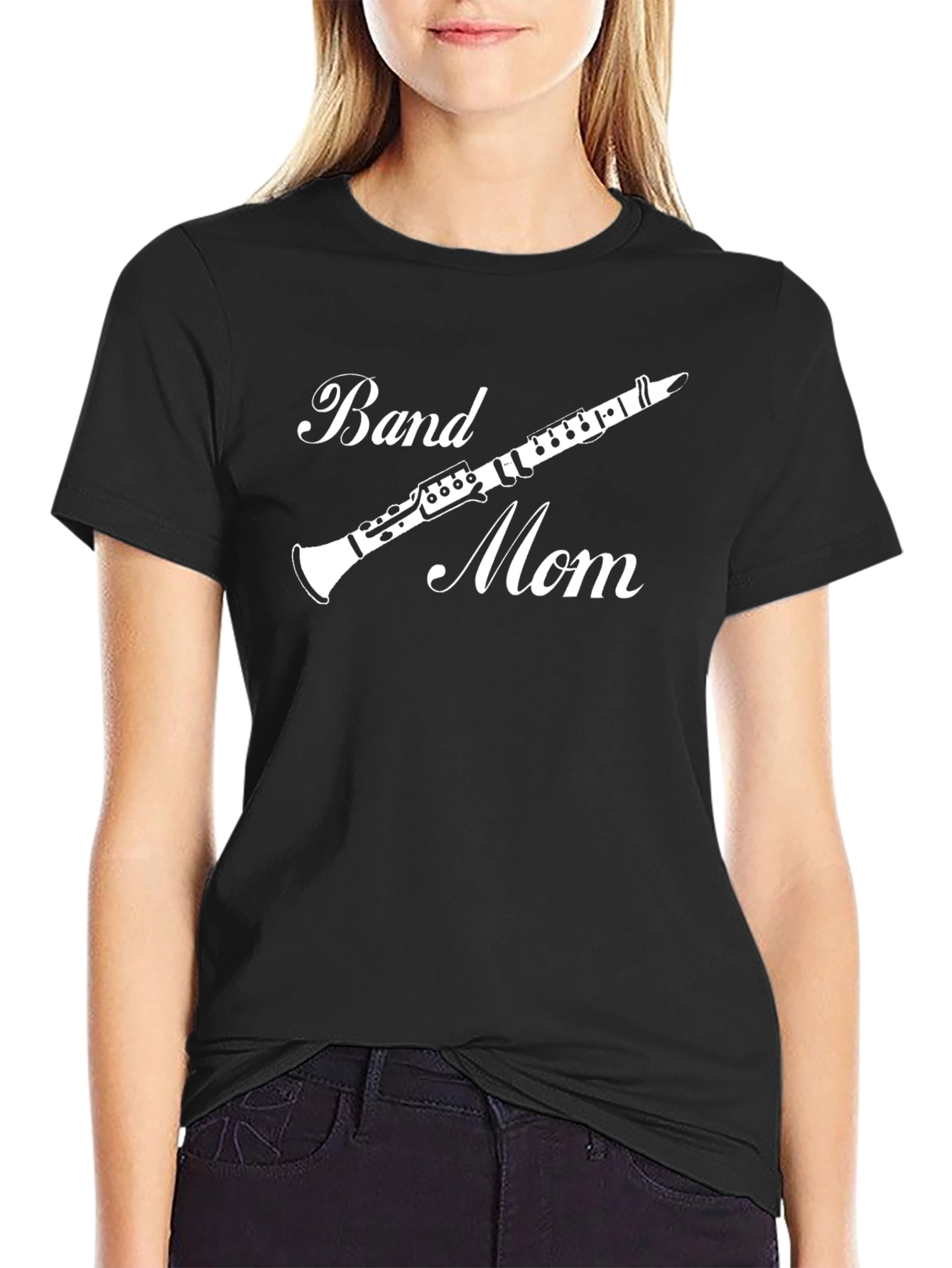 Band Mom Clarinet T-Shirt - Black