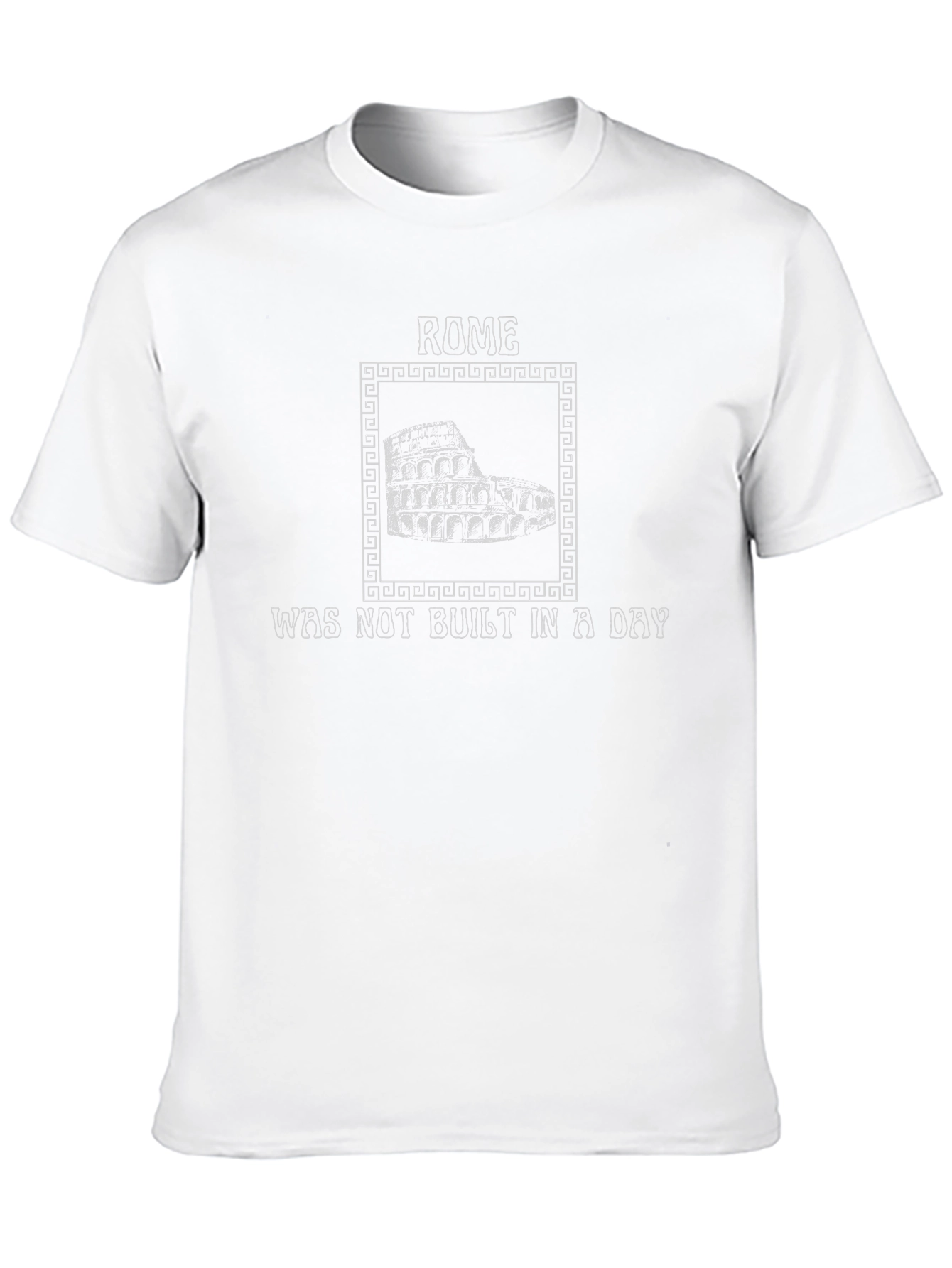 Rome Colosseum Graphic T-Shirt - Mens Black Tee