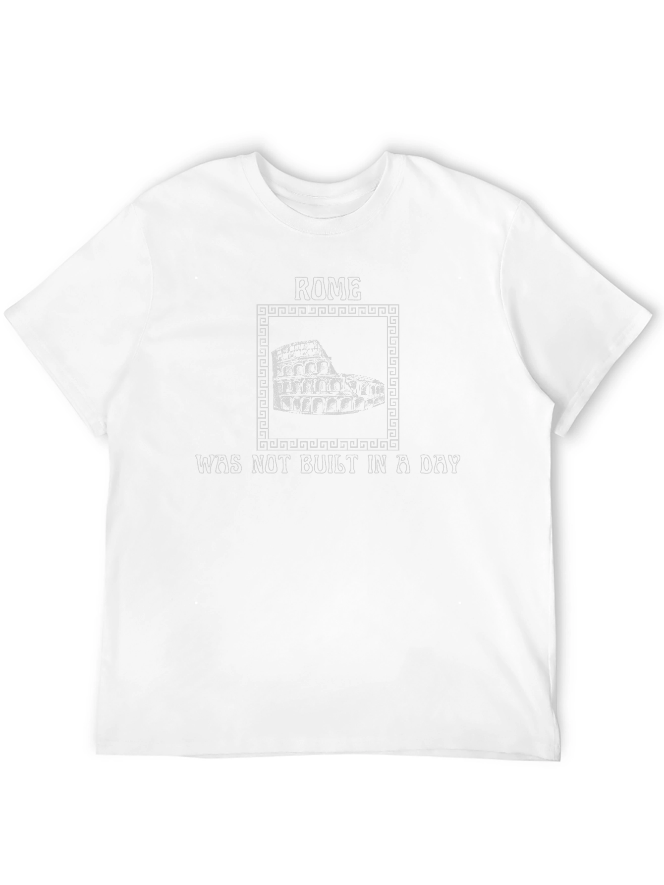 Rome Colosseum Graphic T-Shirt - Mens Black Tee