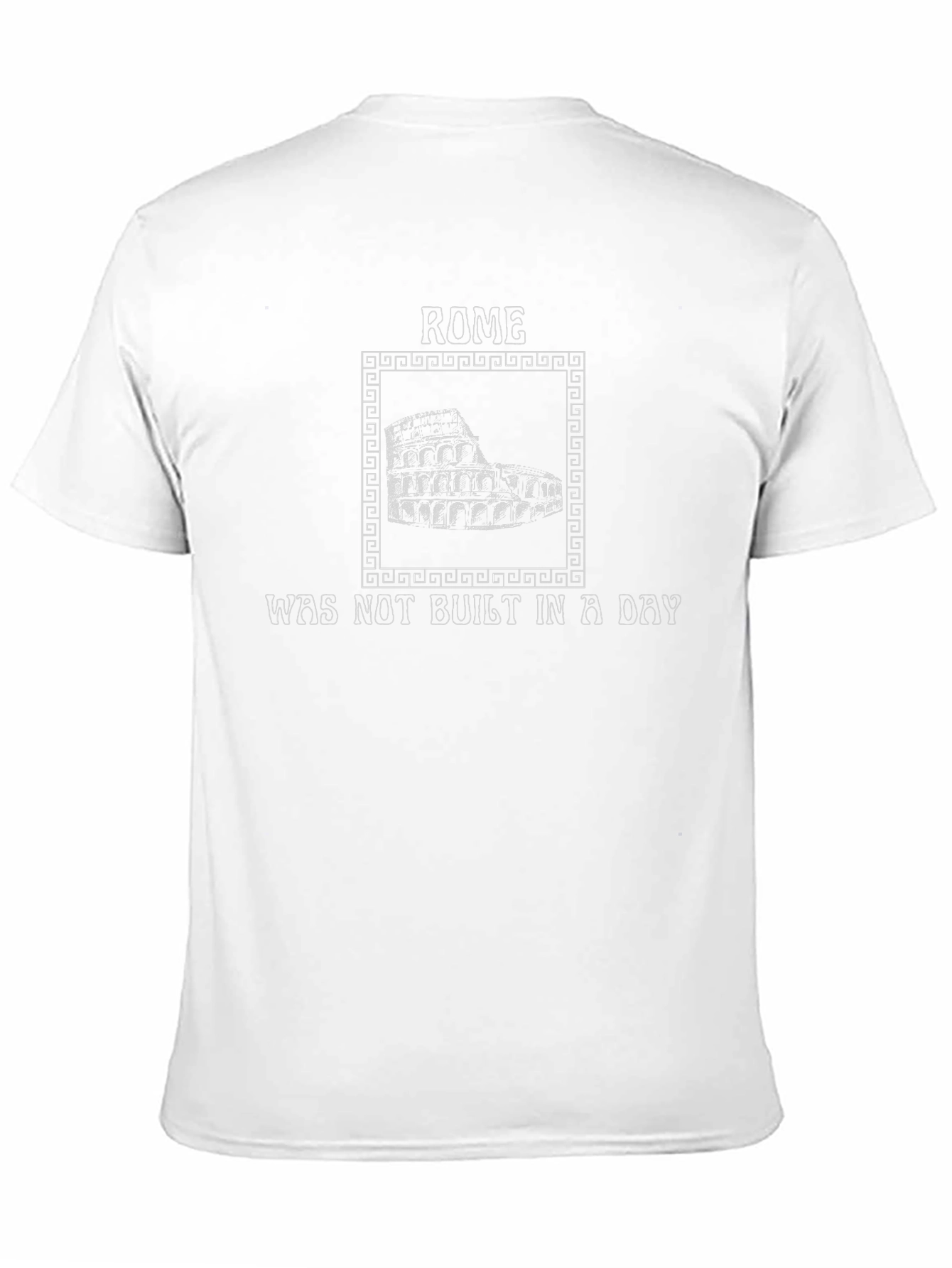 Rome Colosseum Graphic T-Shirt - Mens Black Tee