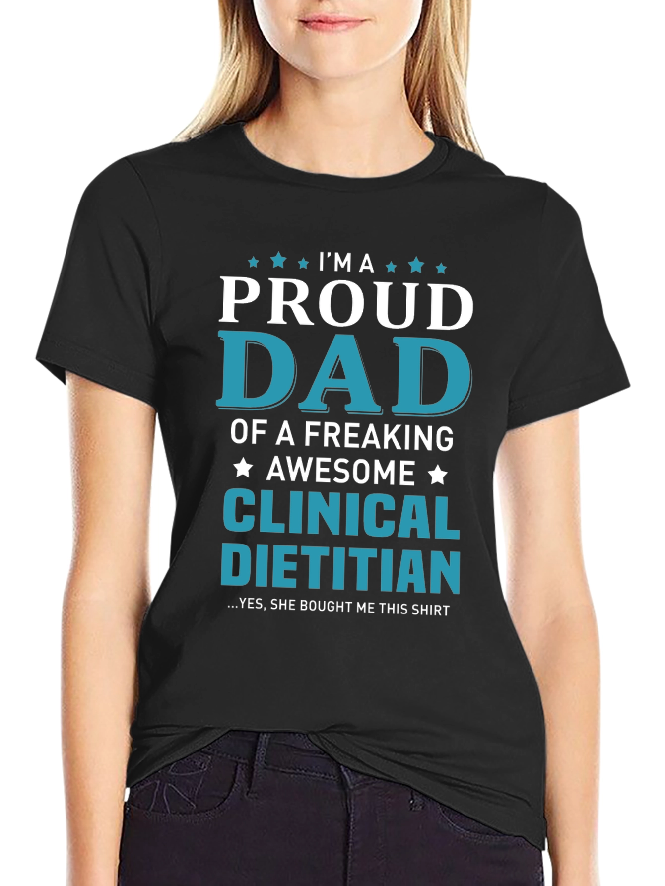 Proud Dad Clinical Dietitian T-Shirt