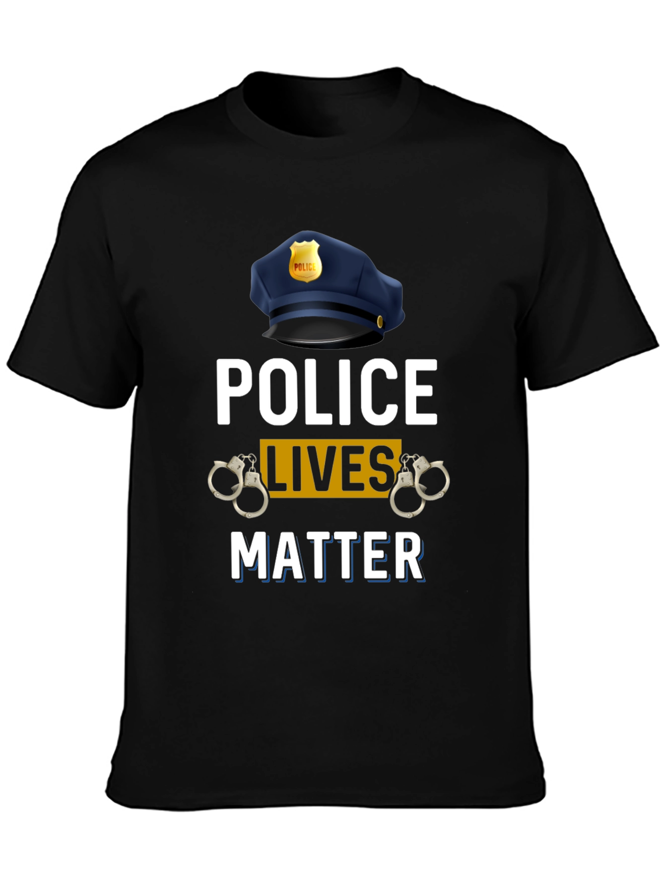 Police Lives Matter Graphic T-Shirt
