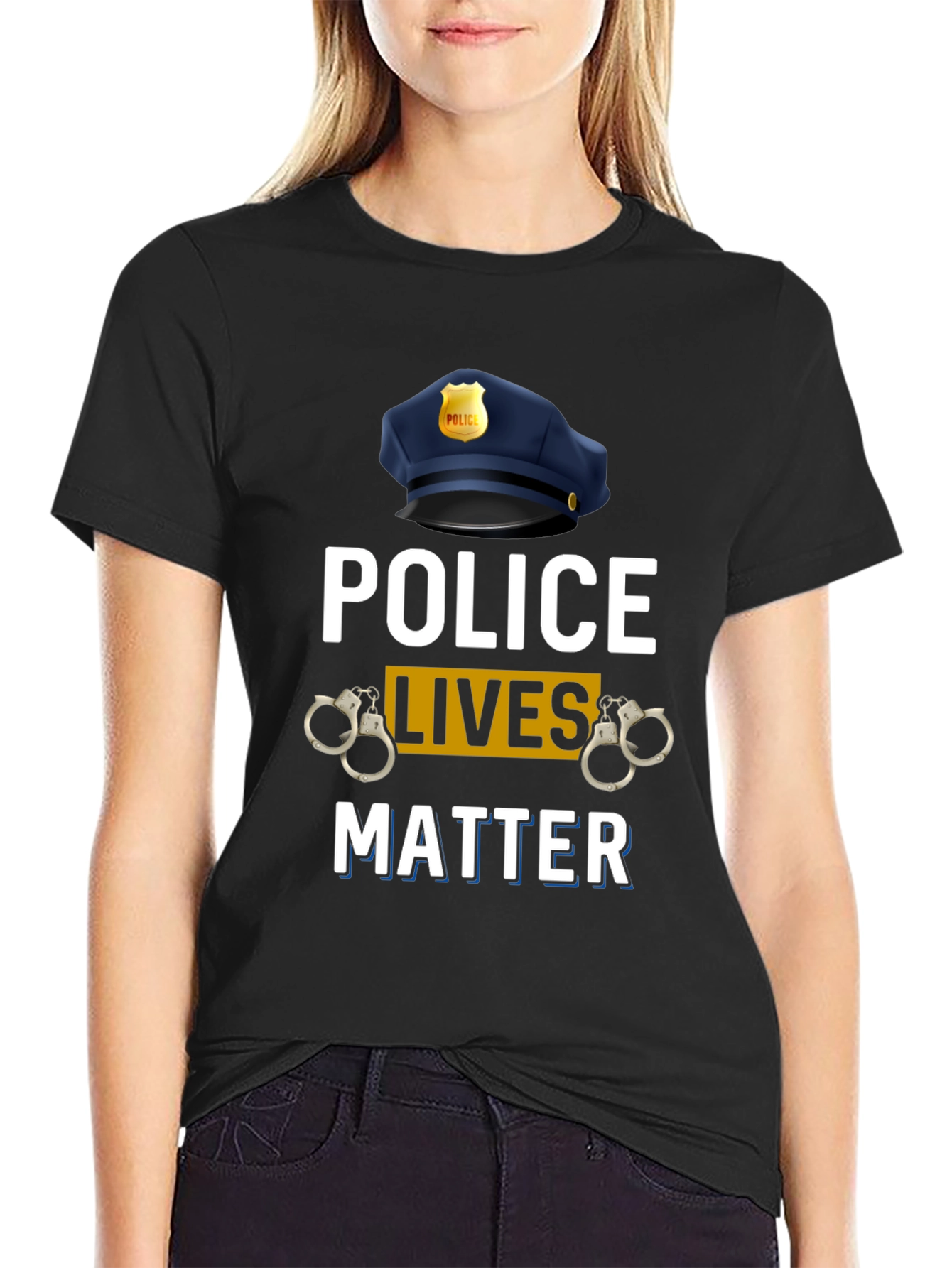 Police Lives Matter Graphic T-Shirt