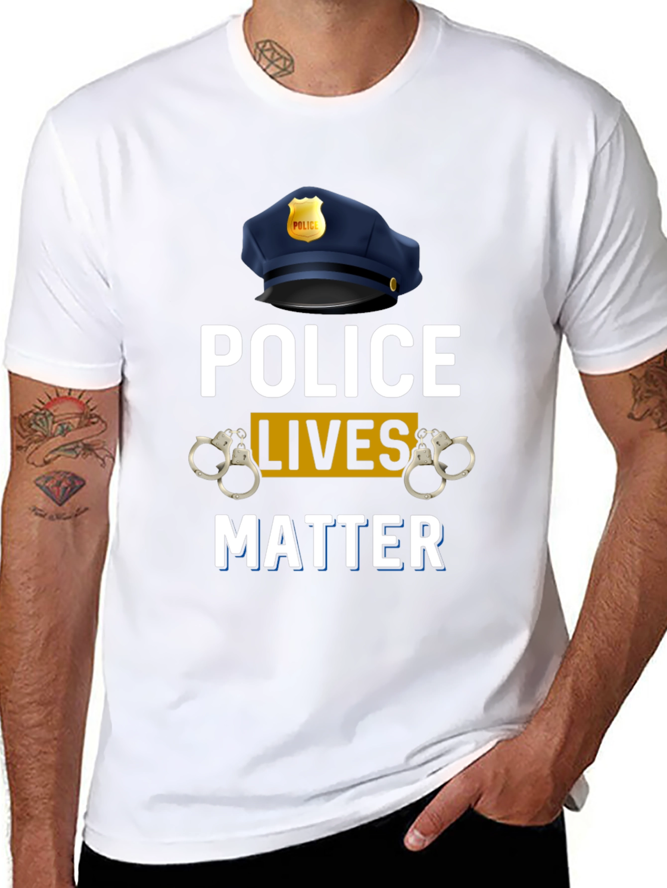 Police Lives Matter Graphic T-Shirt