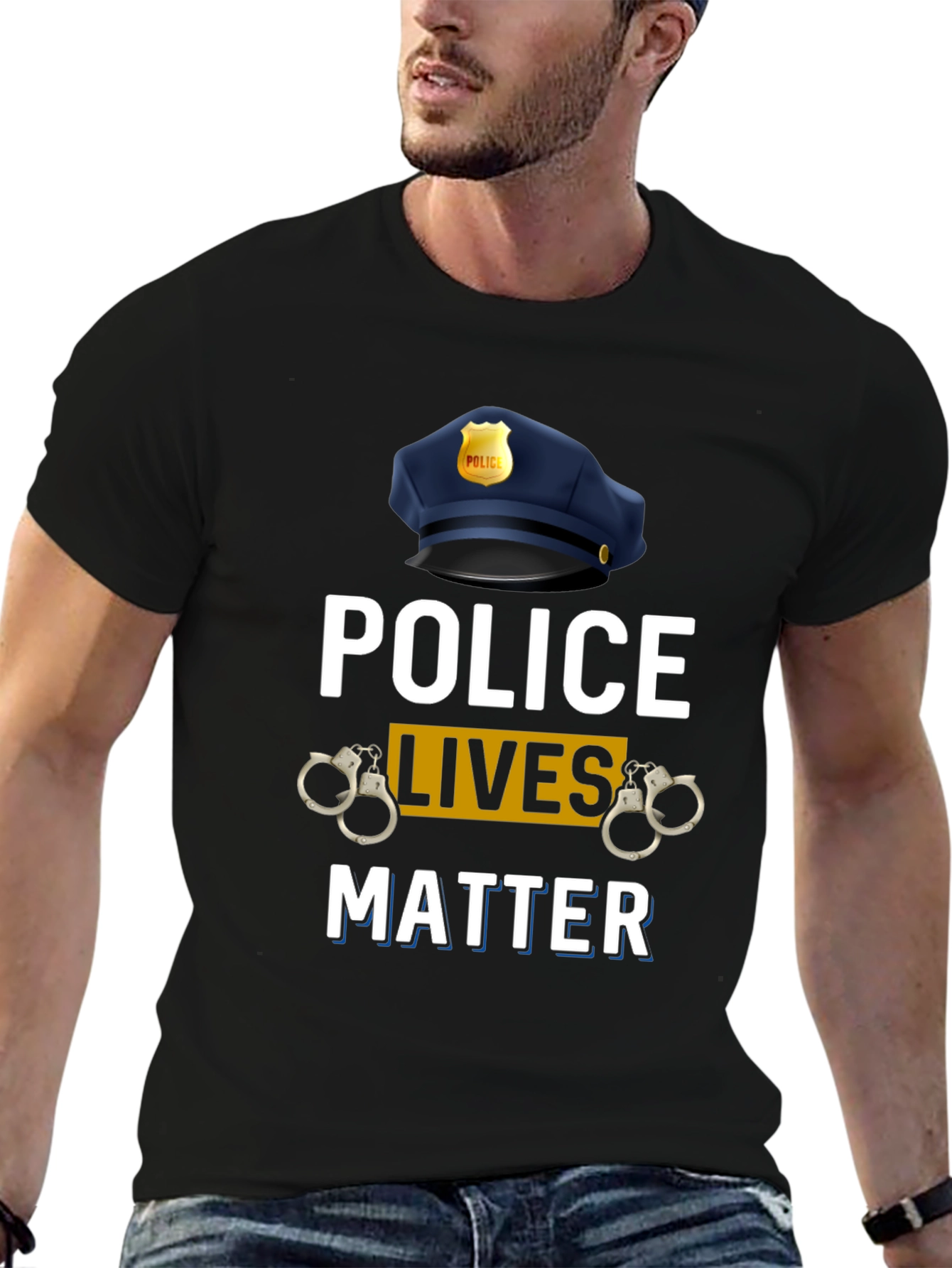 Police Lives Matter Graphic T-Shirt