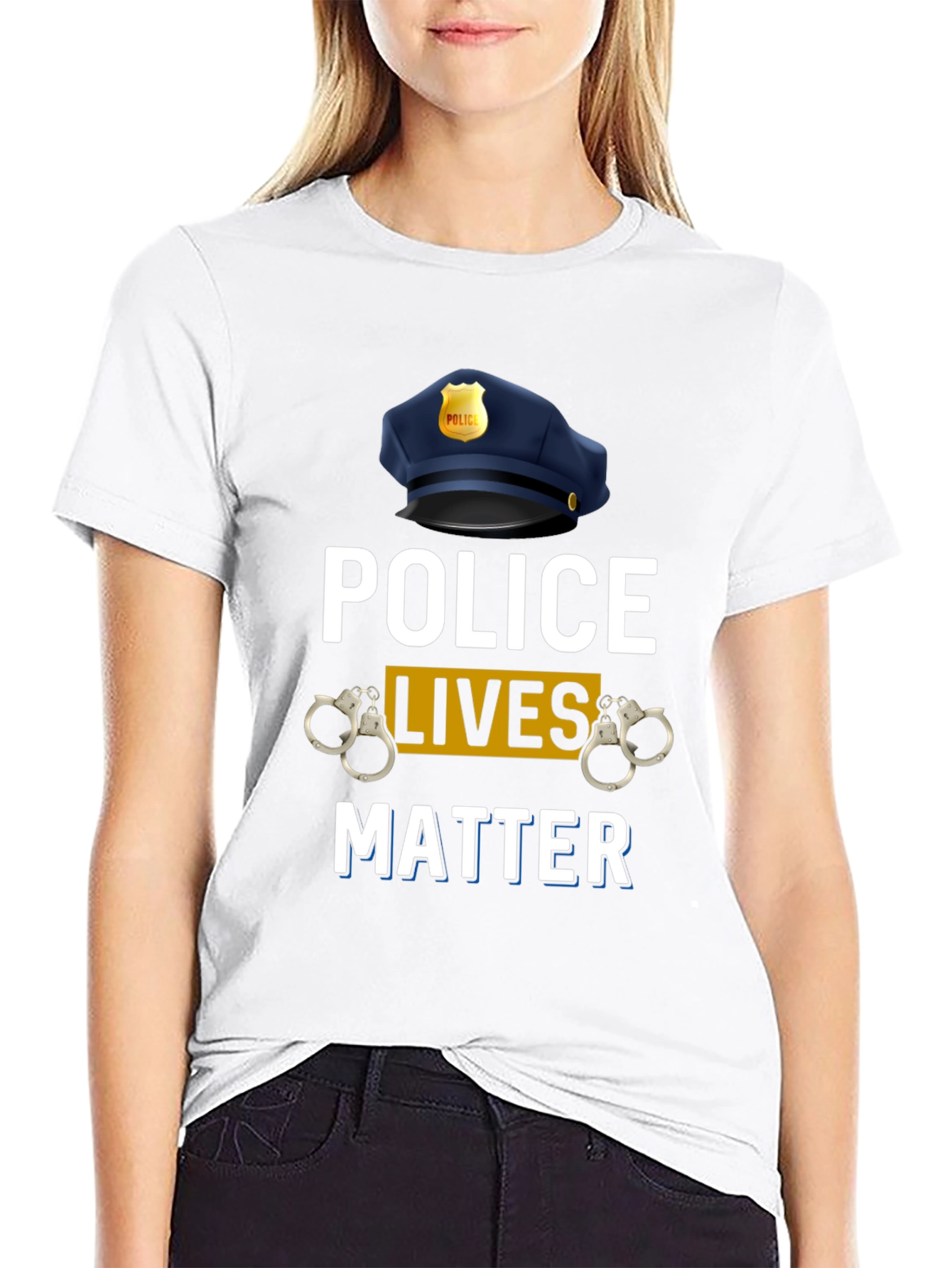 Police Lives Matter Graphic T-Shirt