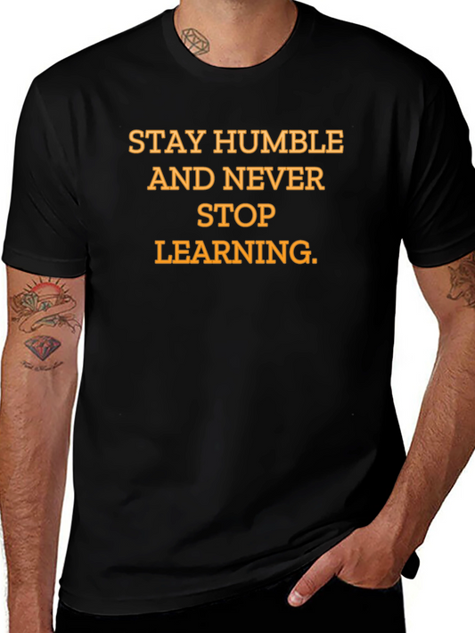 Humble & Learning Graphic Tee - Black